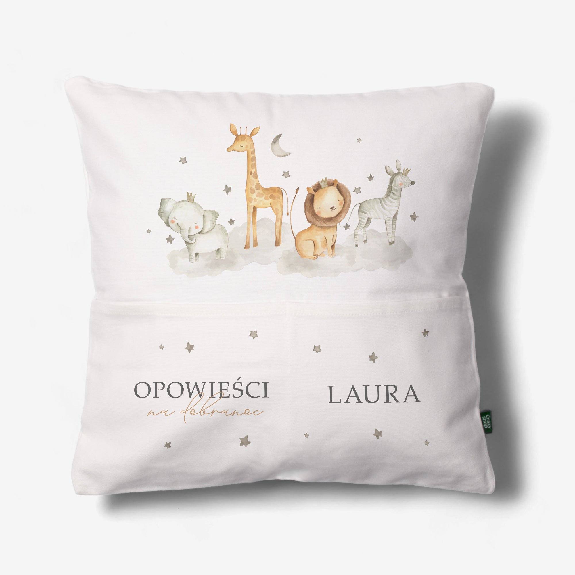 Personalizowana poduszka dla dziecka na dobranoc
