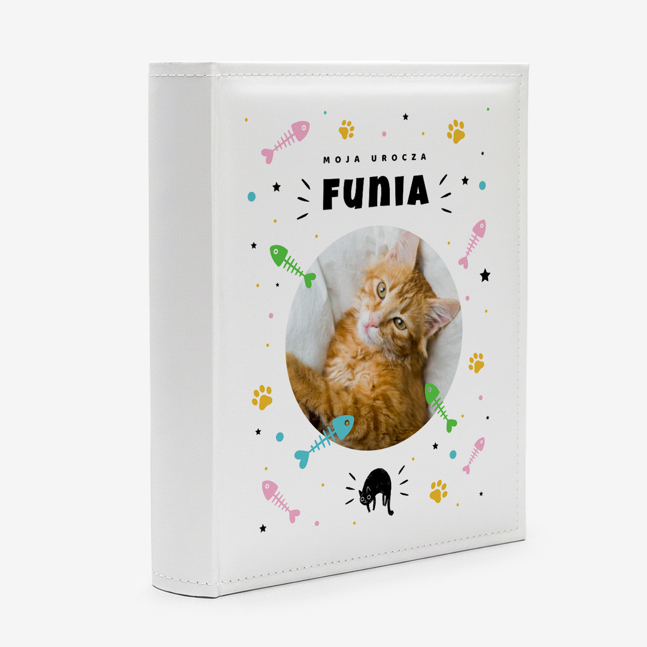 Album na prezent dla kociary prezent dla fanki kotów personalizowany album prezent dla miłośniczki kotów