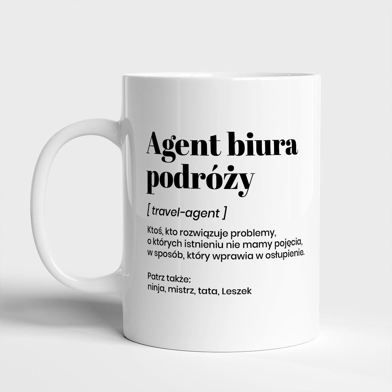 Kubek personalizowany - prezent dla agenta biura podróży