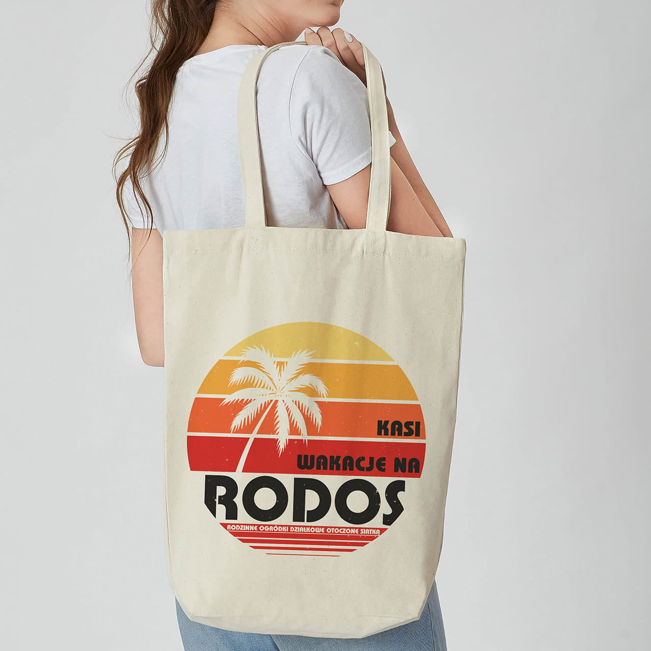 Personalizowana torba bawełniana na urodziny prezent na urodziny prezent urodzinowy torba personalizowana