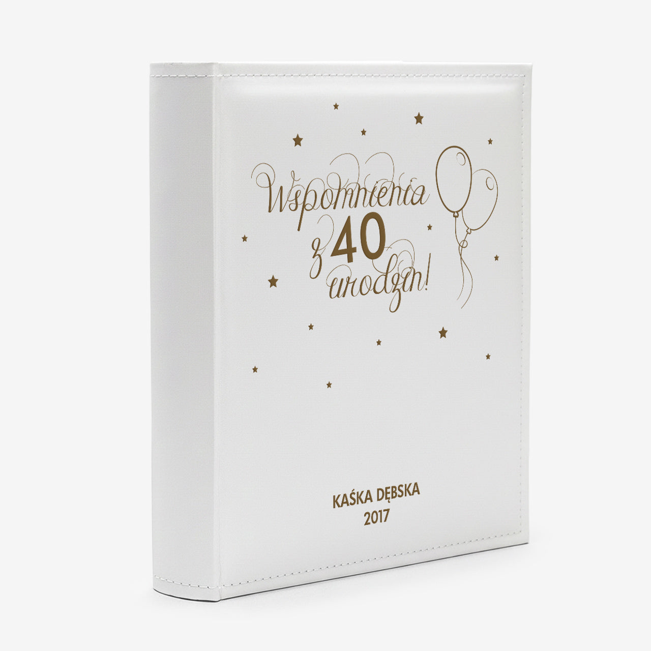 Personalizowany album na 40 urodziny album urodzinowy prezent na 40 urodziny prezent na 40 urodziny dla niej