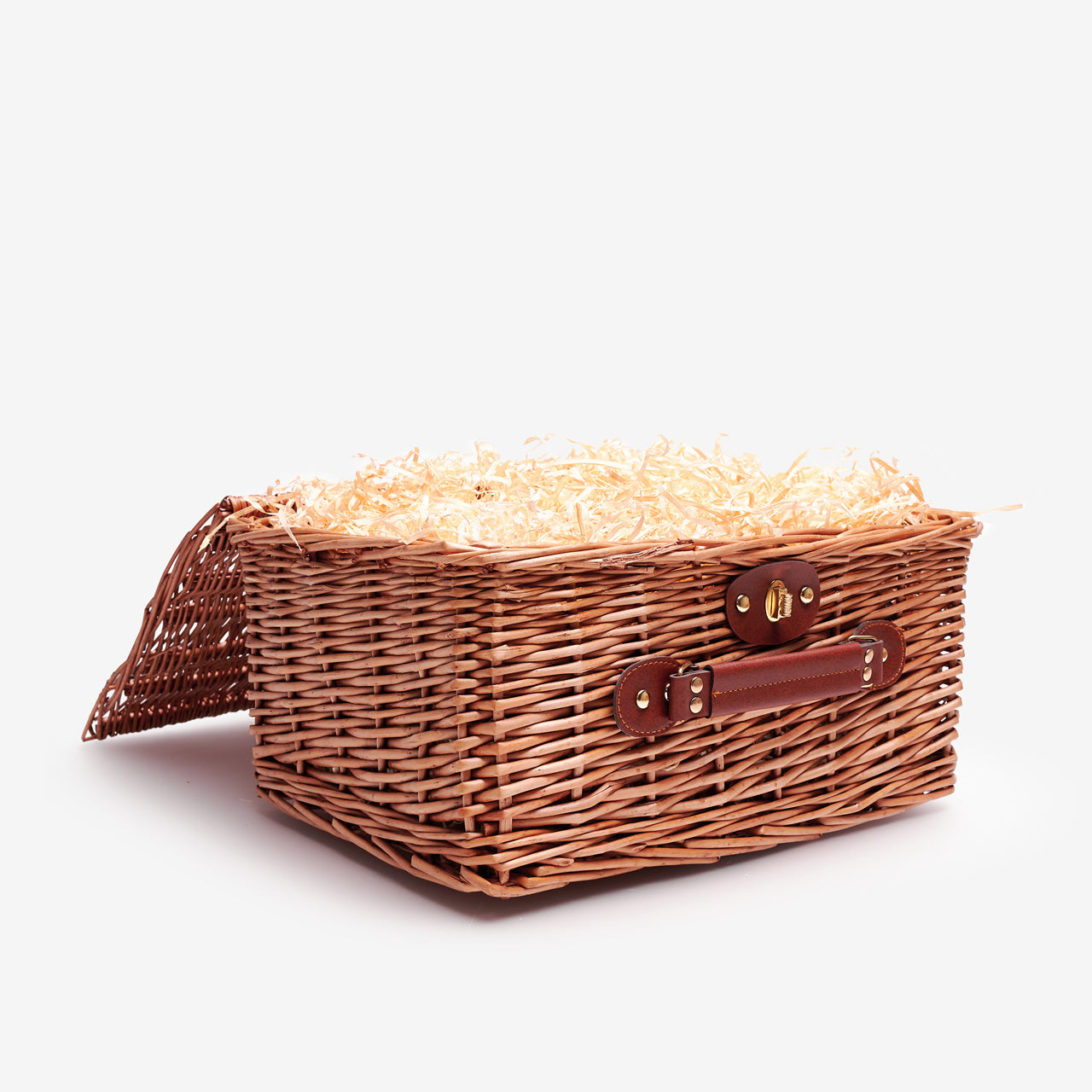 Wiklinowy kosz prezentowy piknikowy