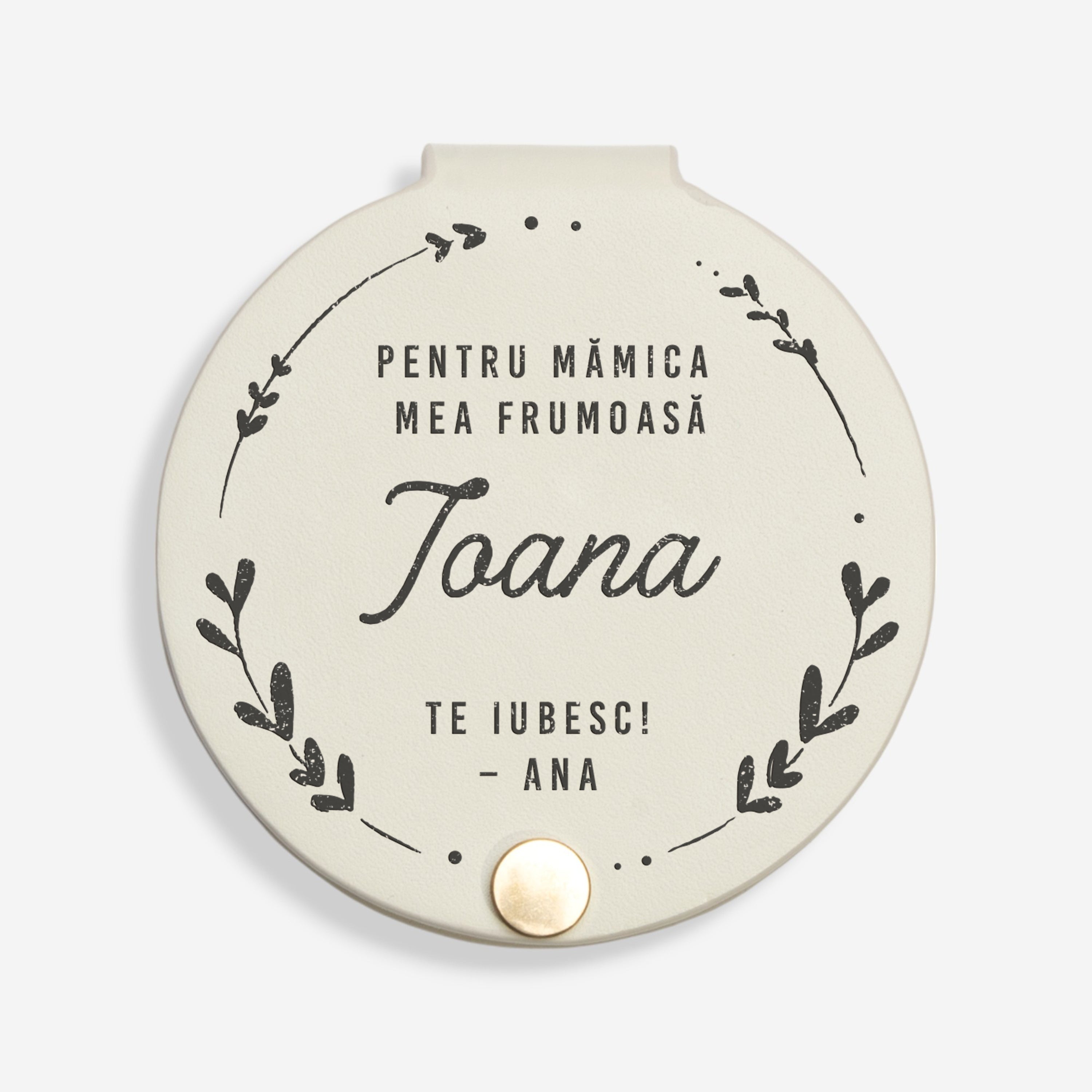 Personalizowane lusterko - upominek dla mamy