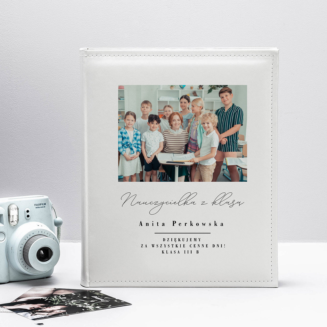 Personalizowany album fotograficzny - podziękowanie dla nauczyciela