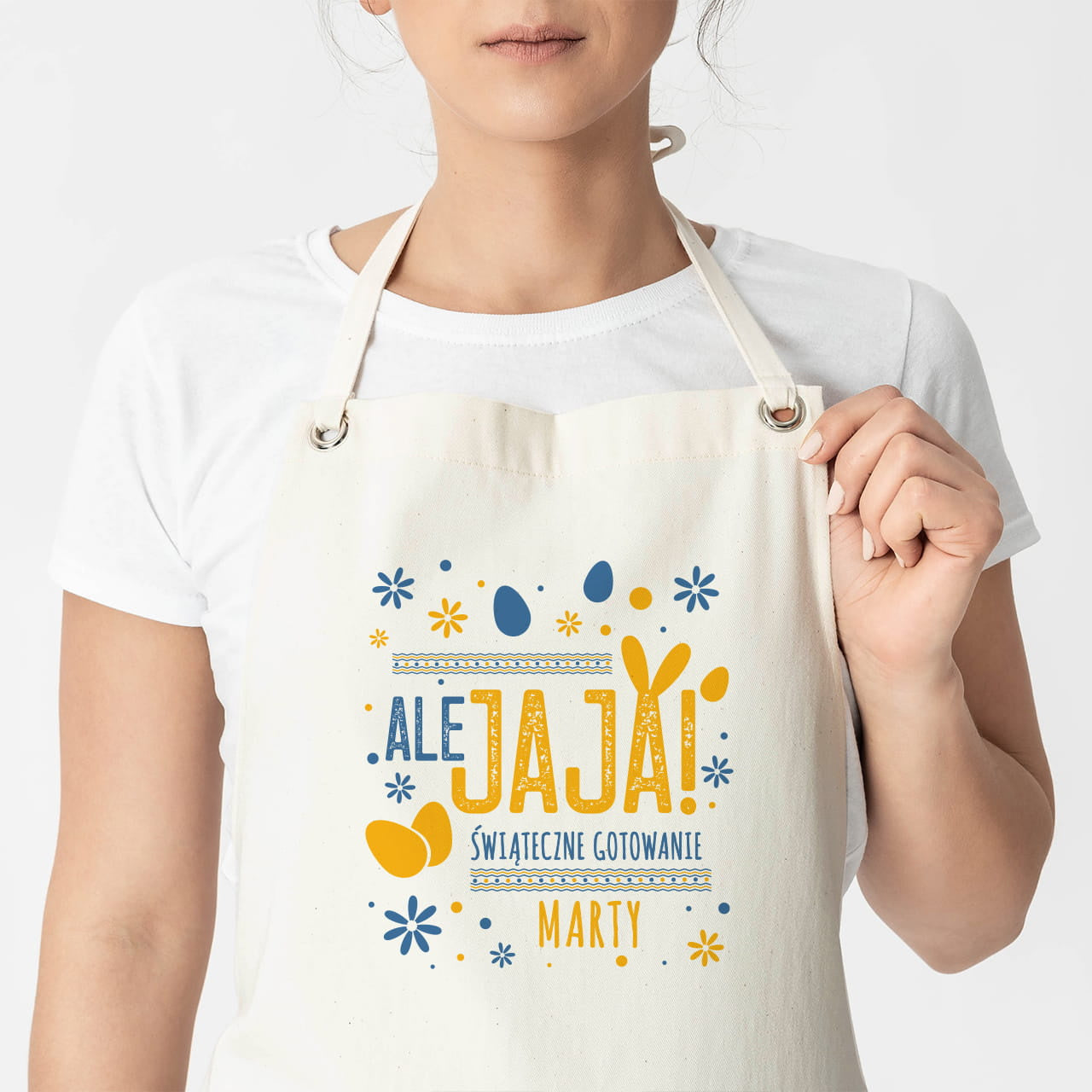 Personalizowany fartuch na prezent wielkanocny