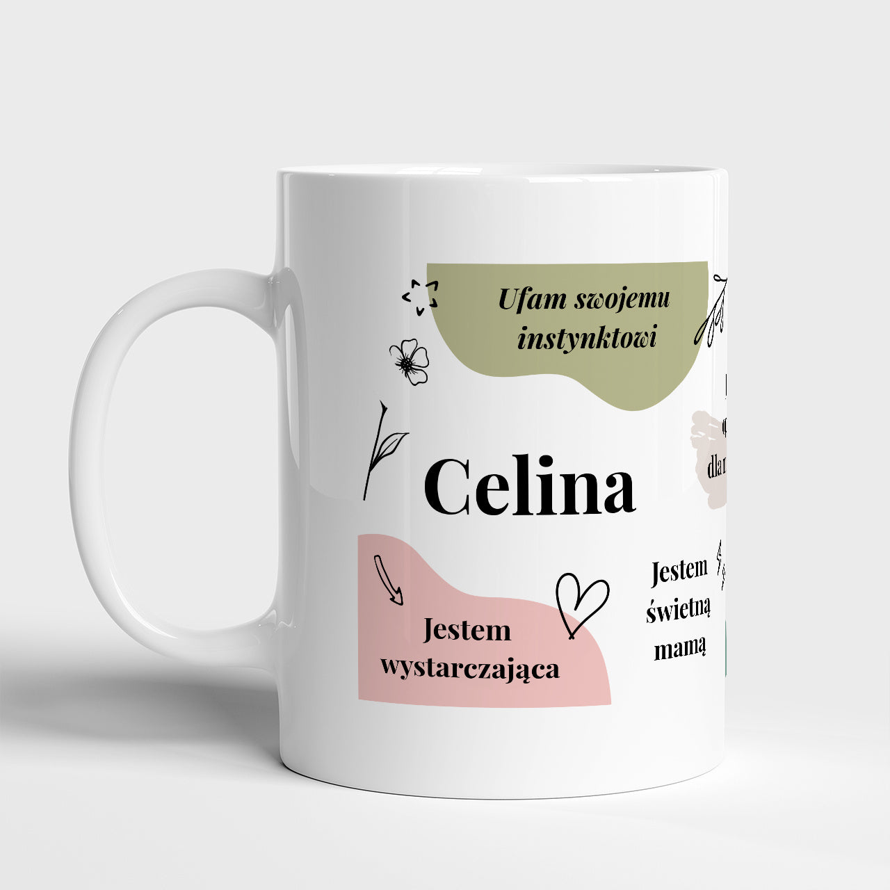 Personalizowany kubek dla mamy - Afirmacje dla mamy