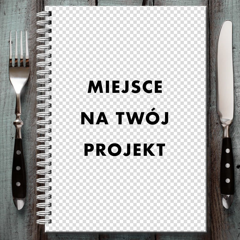 Przepiśnik z własnym projektem prezent na urodziny notes na przepisy prezent dla miłośnika gotowania