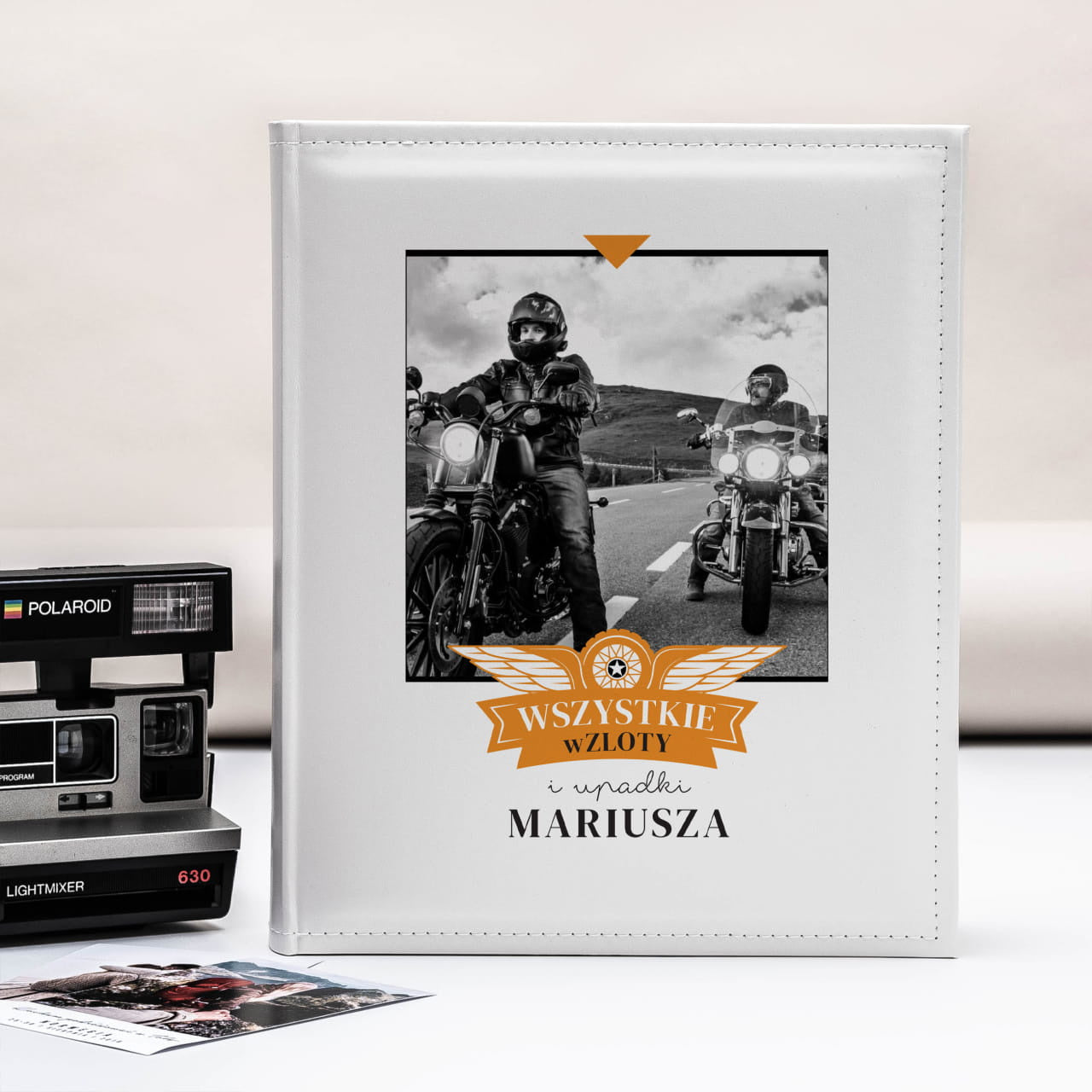 Album personalizowany na prezent dla motocyklisty