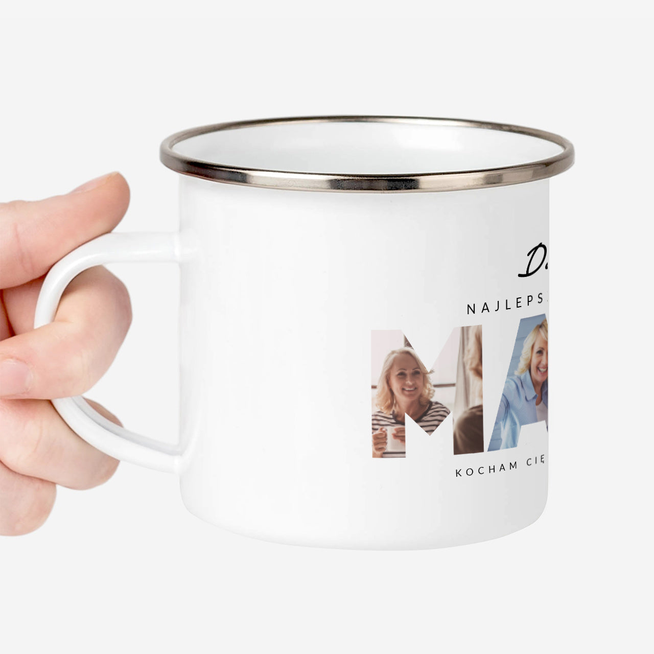 Kubek personalizowany ze zdjęciami dla mamy 