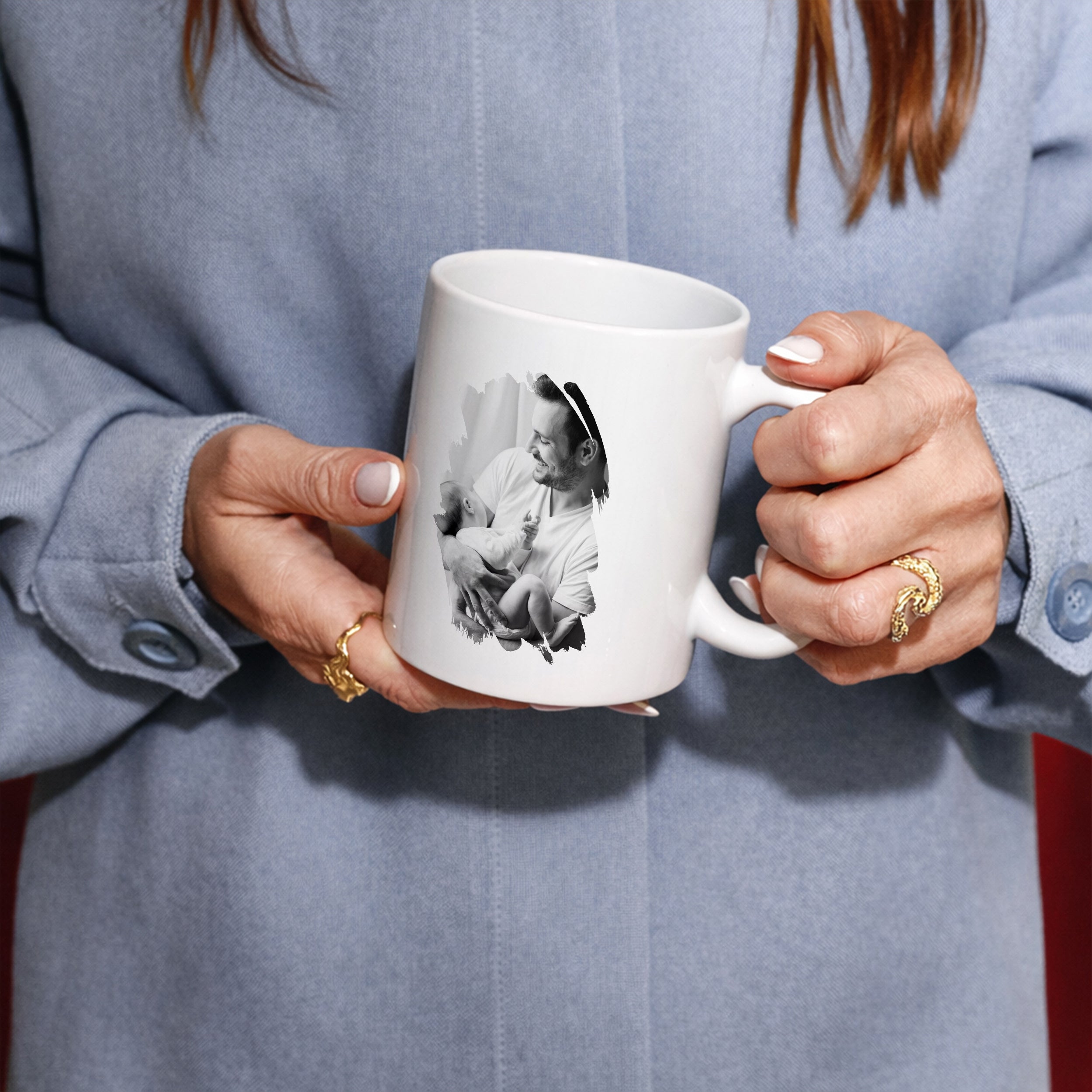 Personalisierter Becher zum ersten Vatertag