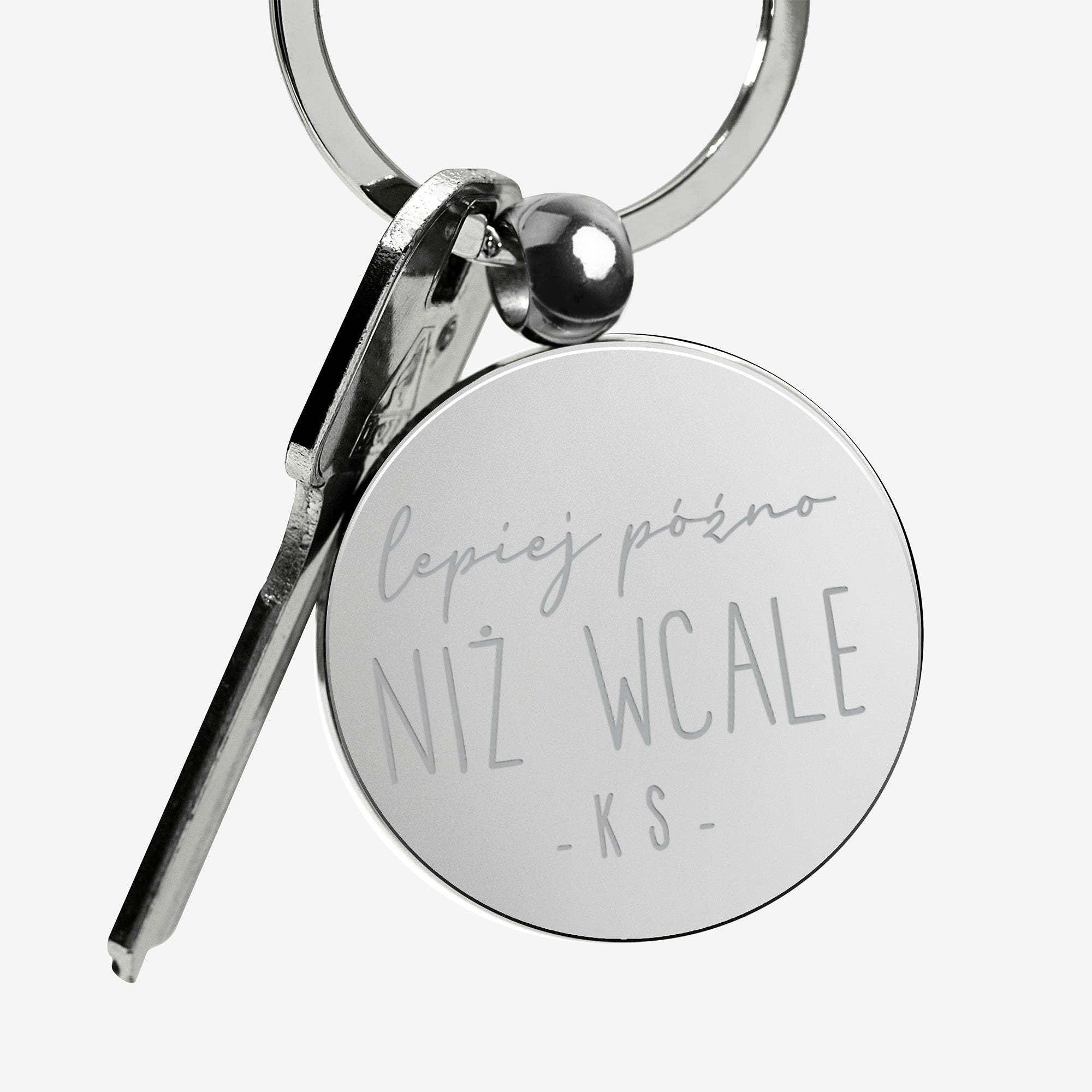 Brelok dla spóźnialskich prezent dla spóźnialskich brelok z grawerem brelok do kluczy personalizowany brelok