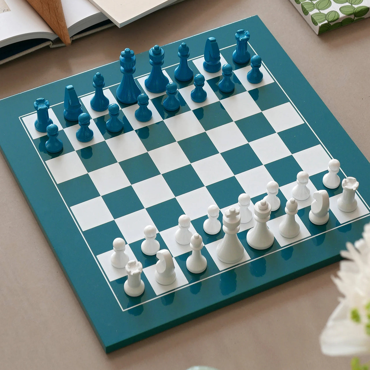 Szachy drewniane - gambit