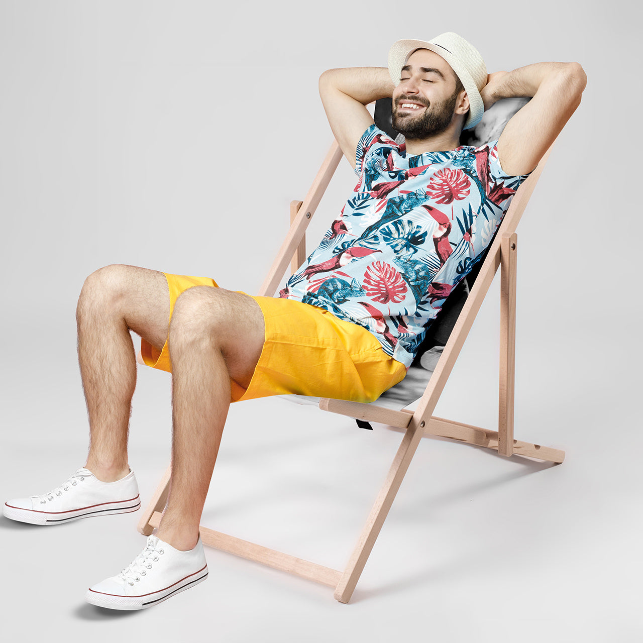 Personalisierter Liegestuhl mit Foto