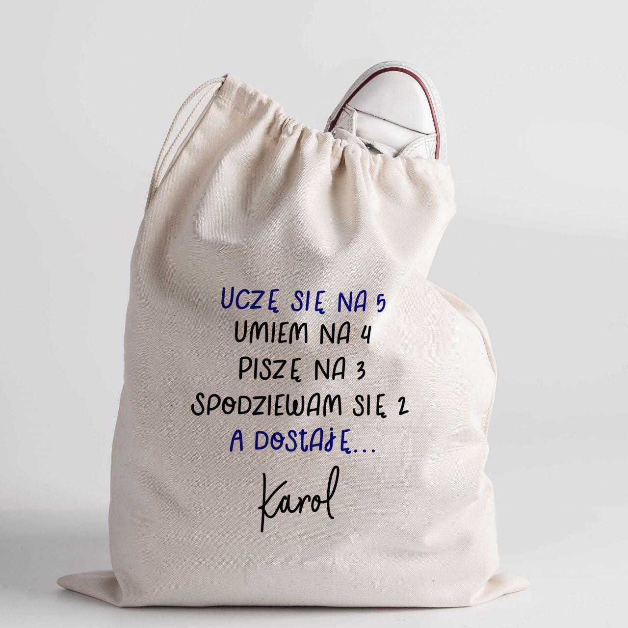Worek szkolny dla ucznia - śmieszny nadruk
