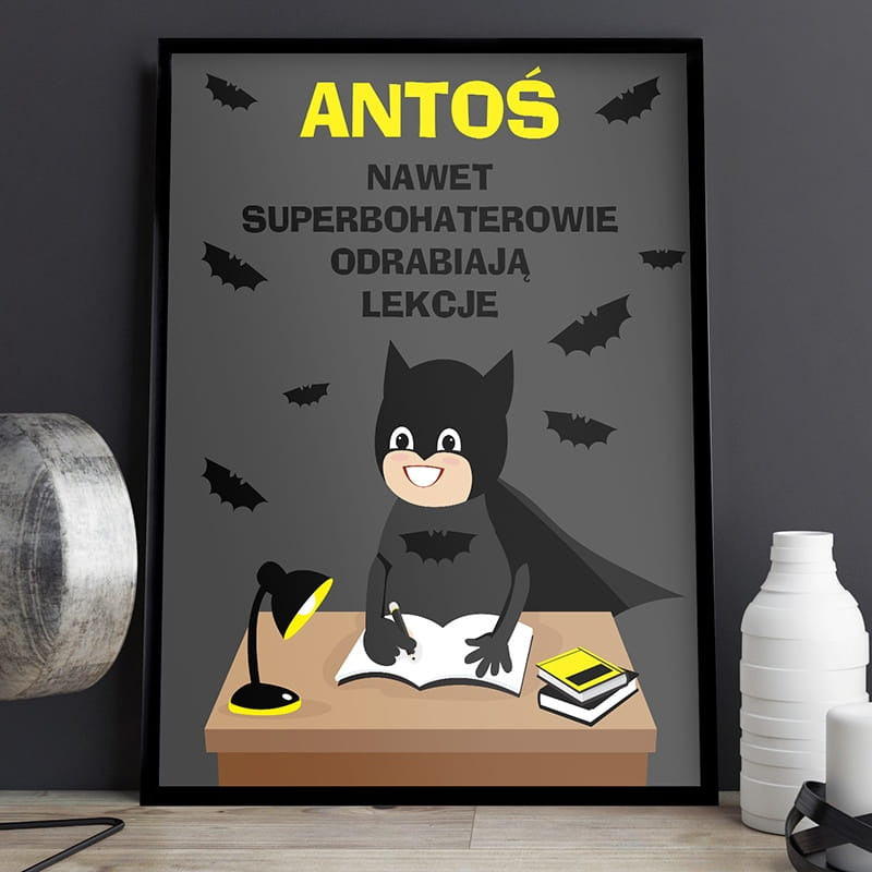 Personalizowany plakat dla dzieci - prezent dla ucznia