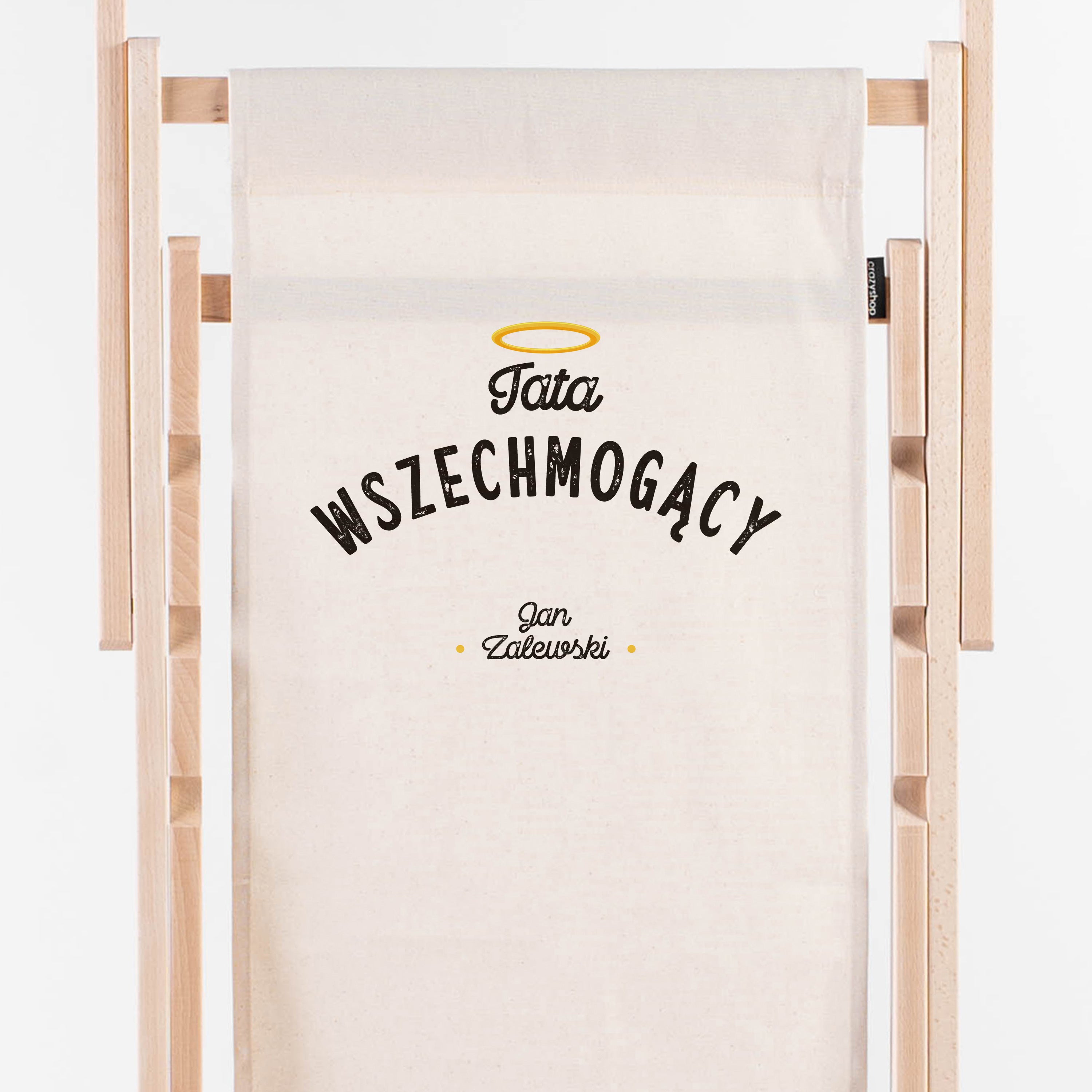 Leżak personalizowany - prezent na Dzień Ojca