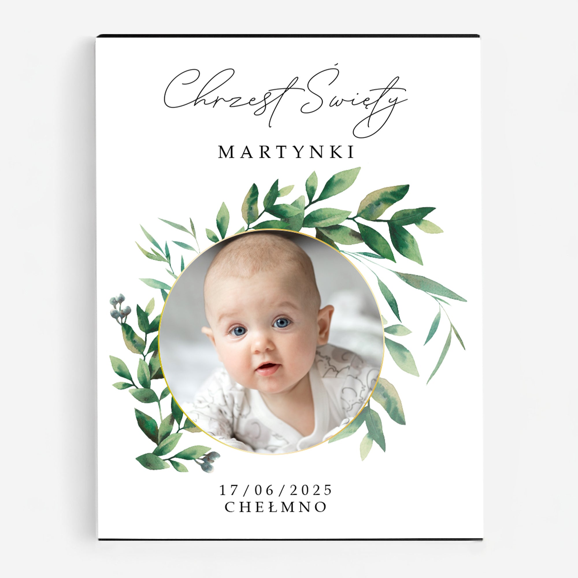 Personalizowane czekoladki - podziękowania dla dziadków na chrzest