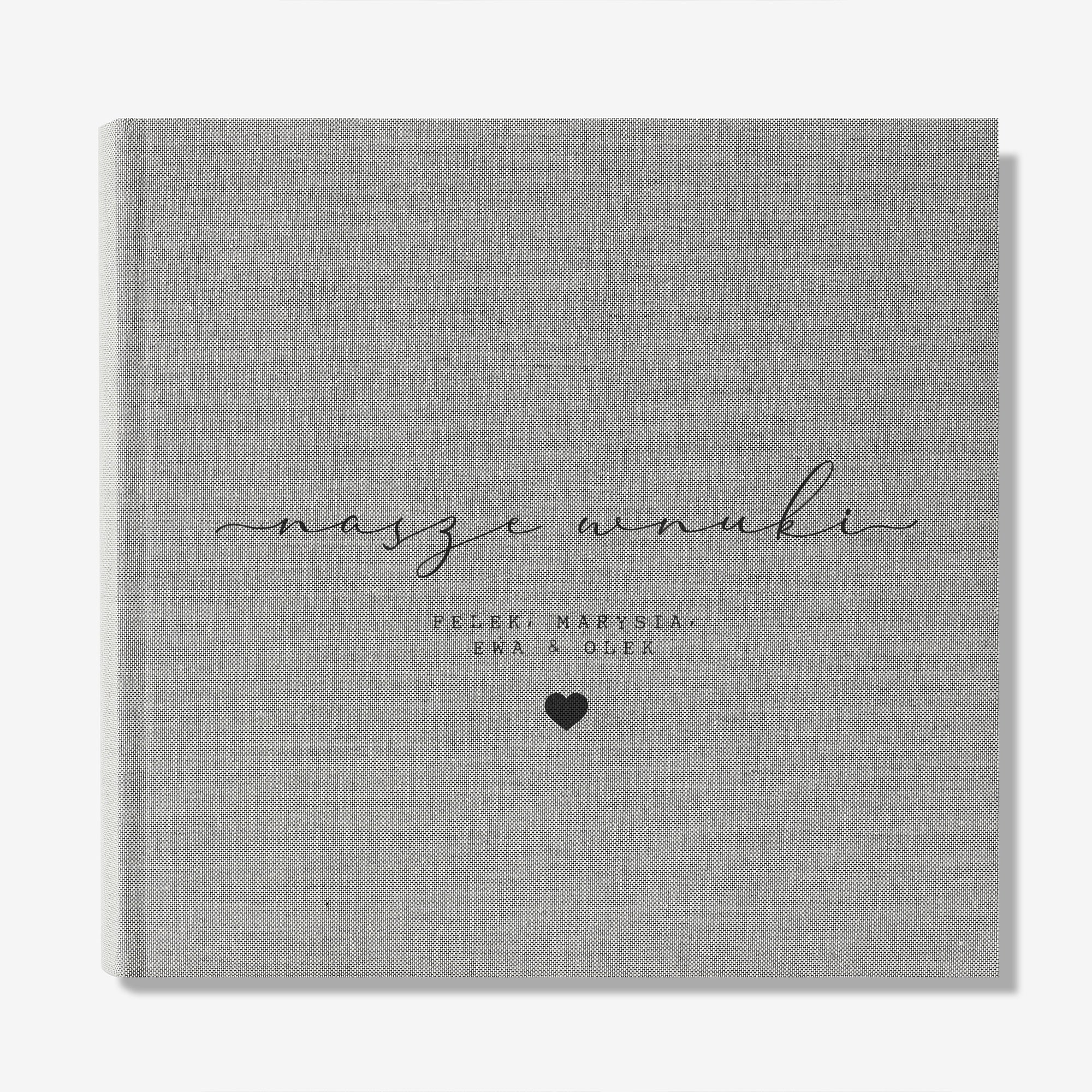 Duży album z personalizacją na Dzień Babci i Dziadka prezent na dzień babci i dziadka album dla babci i dziadka