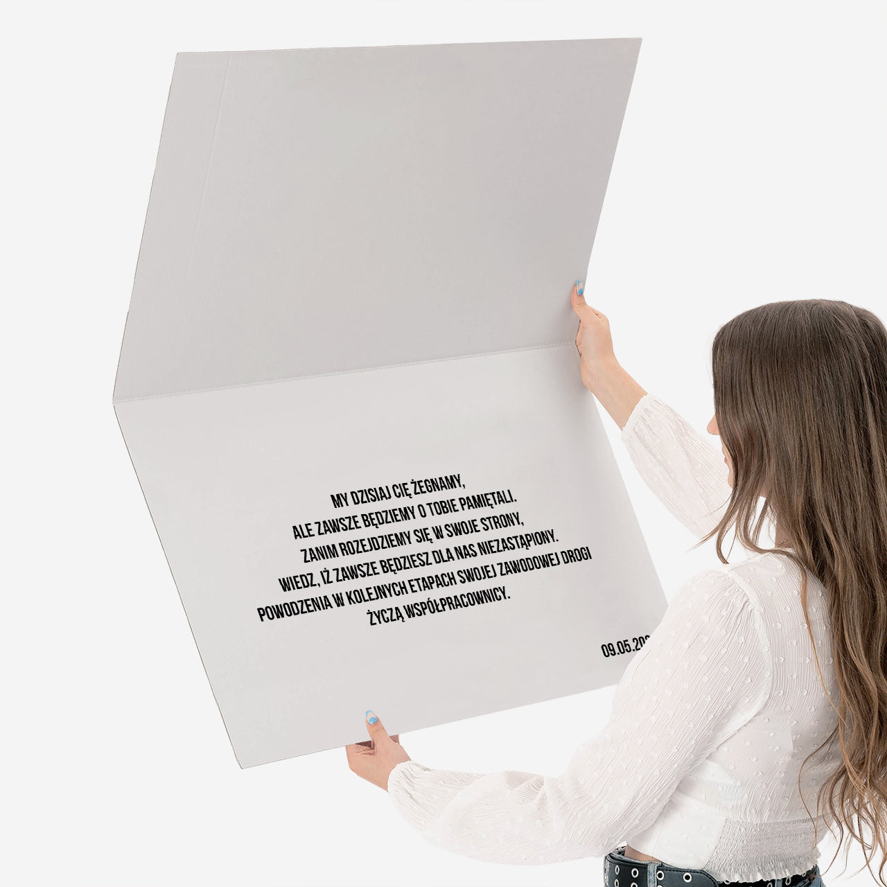 Kartka z okazji odejścia z pracy XXL - E-mail