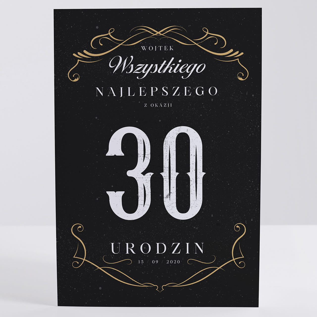 Kartka na 30 urodziny dla niego prezent na 30 urodziny dla niego prezent na trzydziestkę prezent dla trzydziestolatka