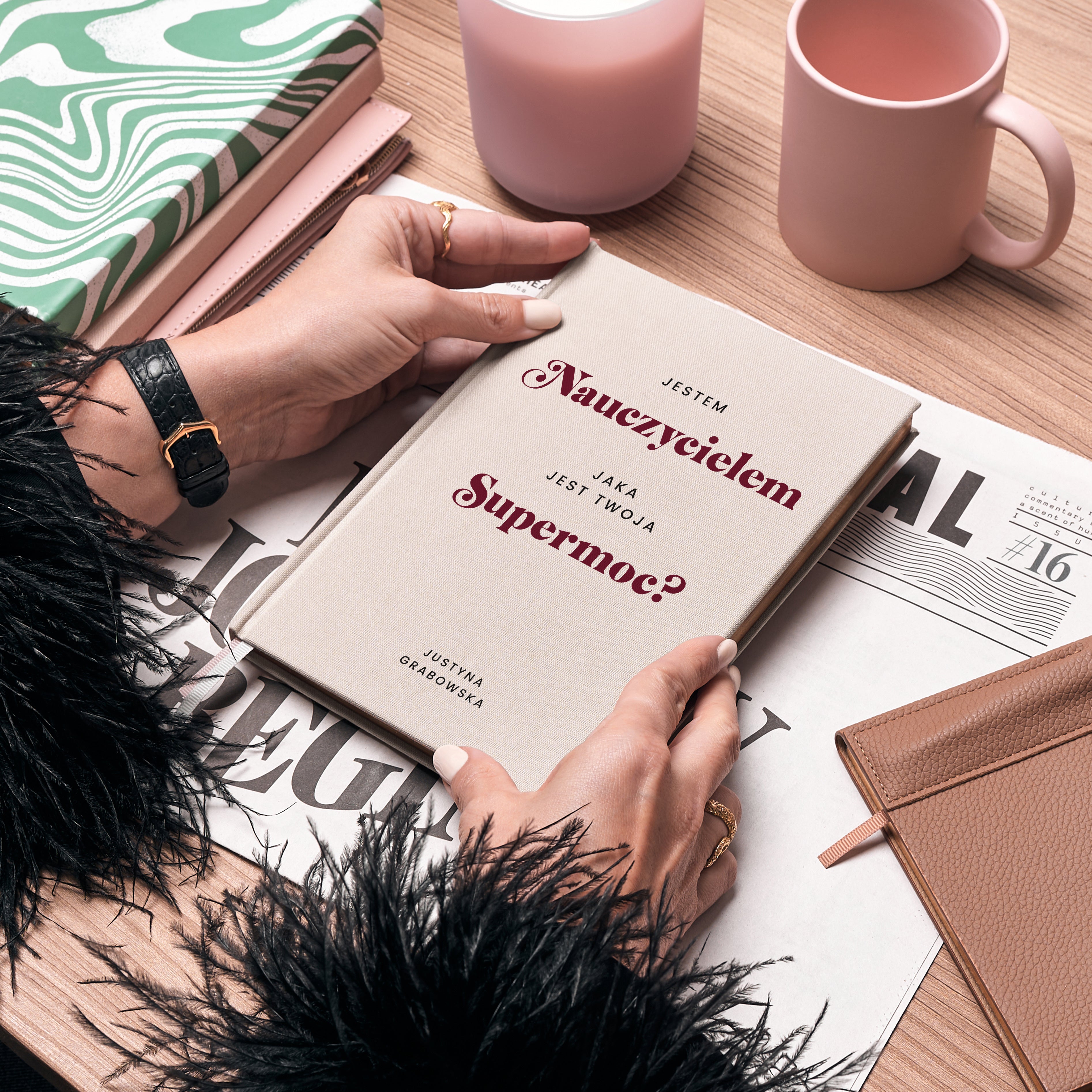 Planer nauczyciela prezent na koniec roku szkolnego - Supermoc nauczyciela prezent na dzień nauczyciela