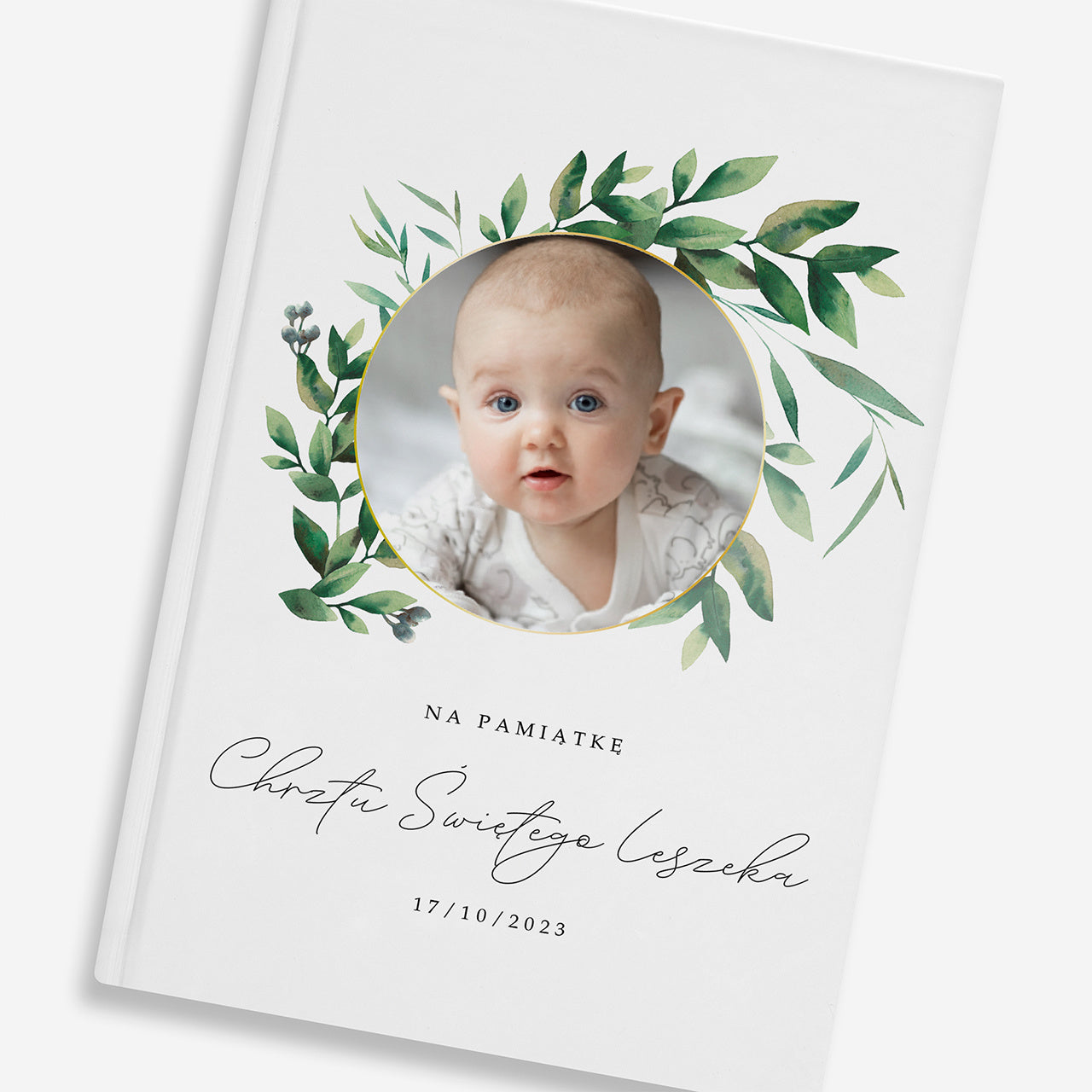 Biblia ze zdjęciem na pamiątkę Chrztu Świętego biblia na chrzest prezent na chrzest