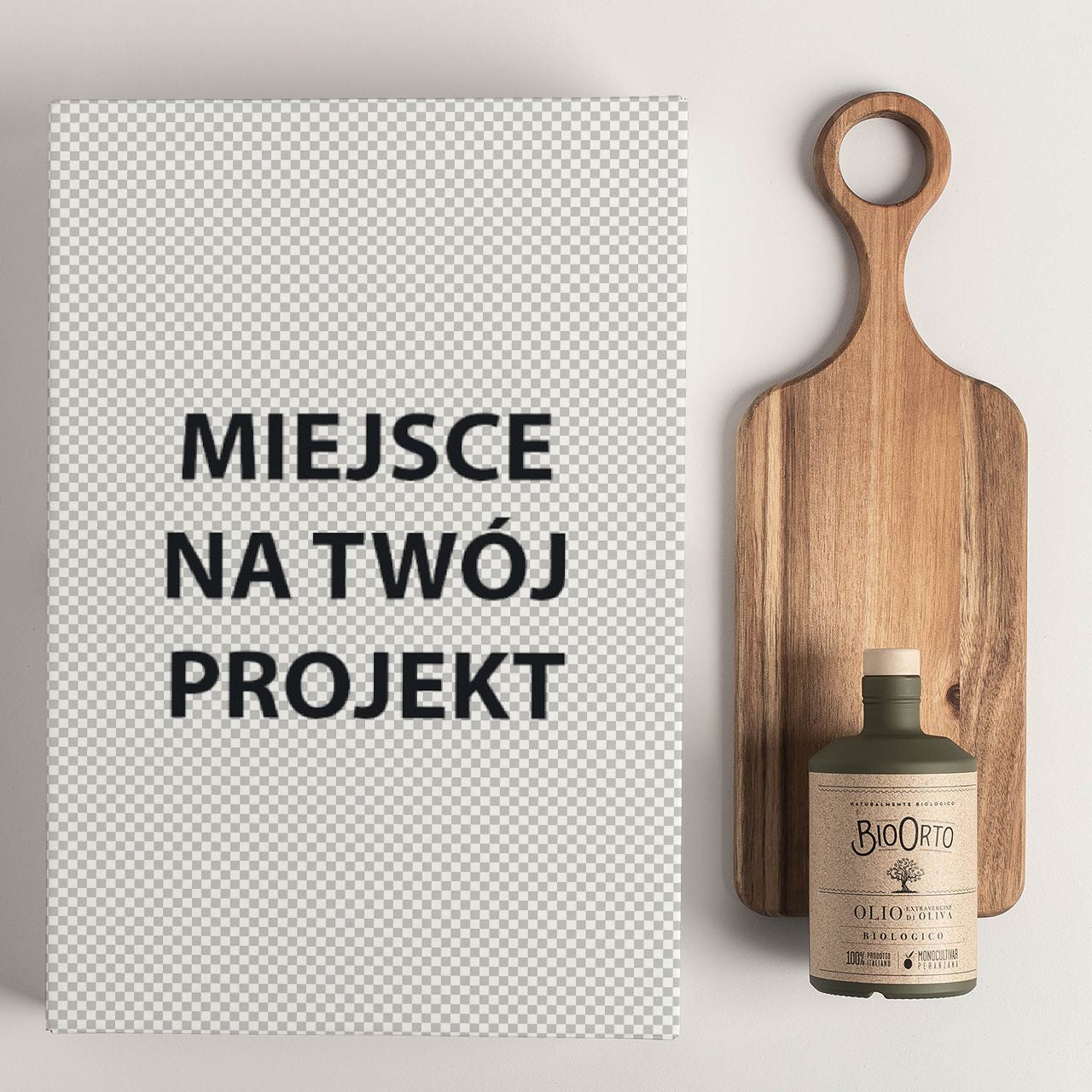 Deska akacjowa i włoska oliwa z Twoim projektem