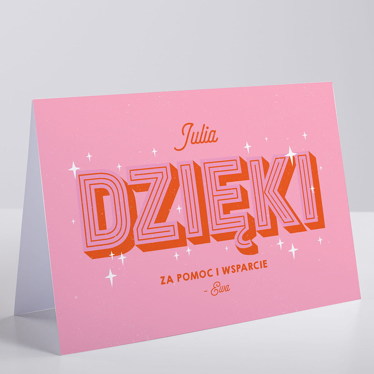 Kartka z podziękowaniem dla przyjaciółki 
