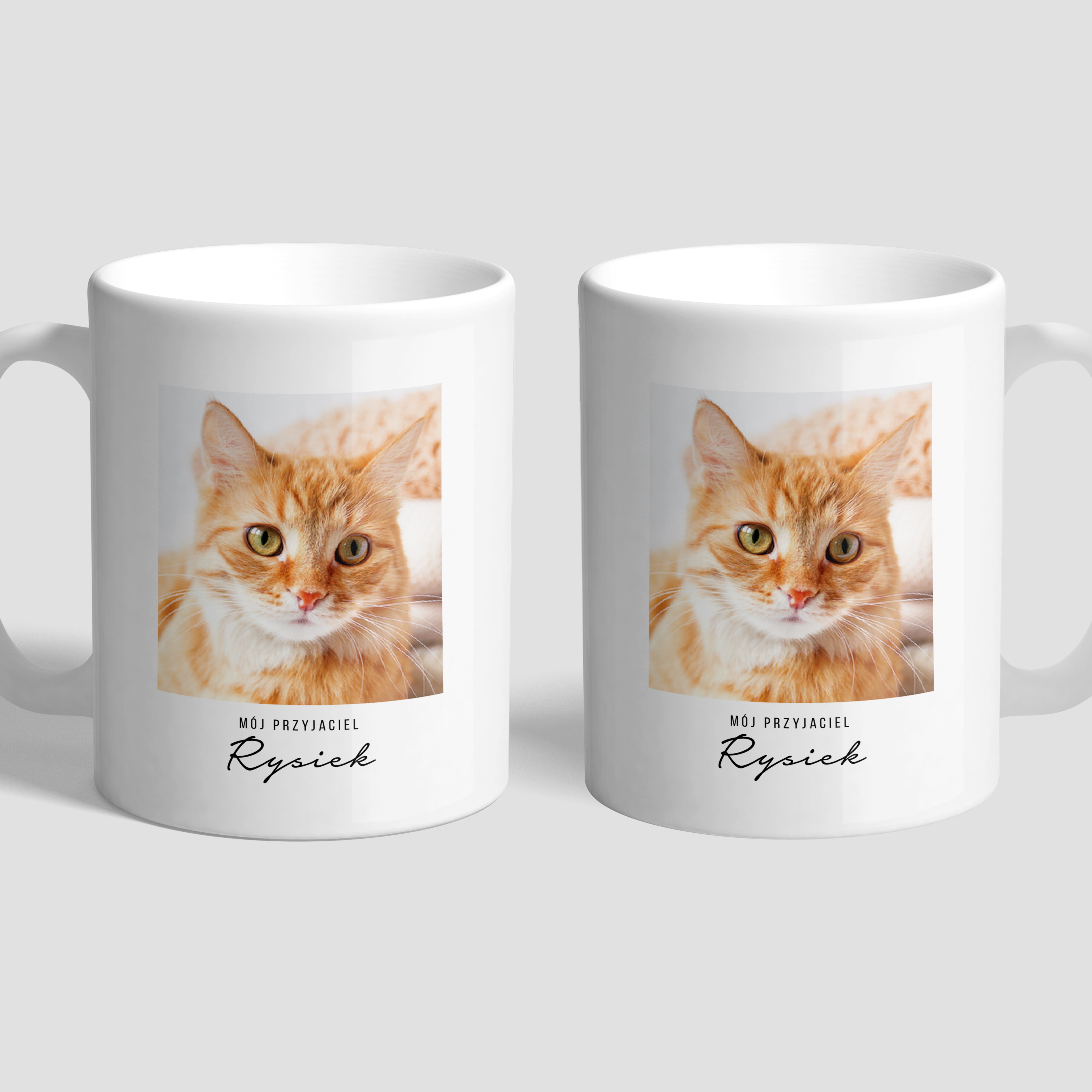 Personalizowany kubek ze zdjęciem kota kubek z kotem kubek z kotkiem prezent dla miłośnika kotów