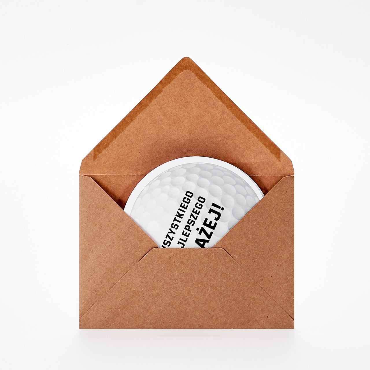 Personalizowana kartka dla gracza w golfa