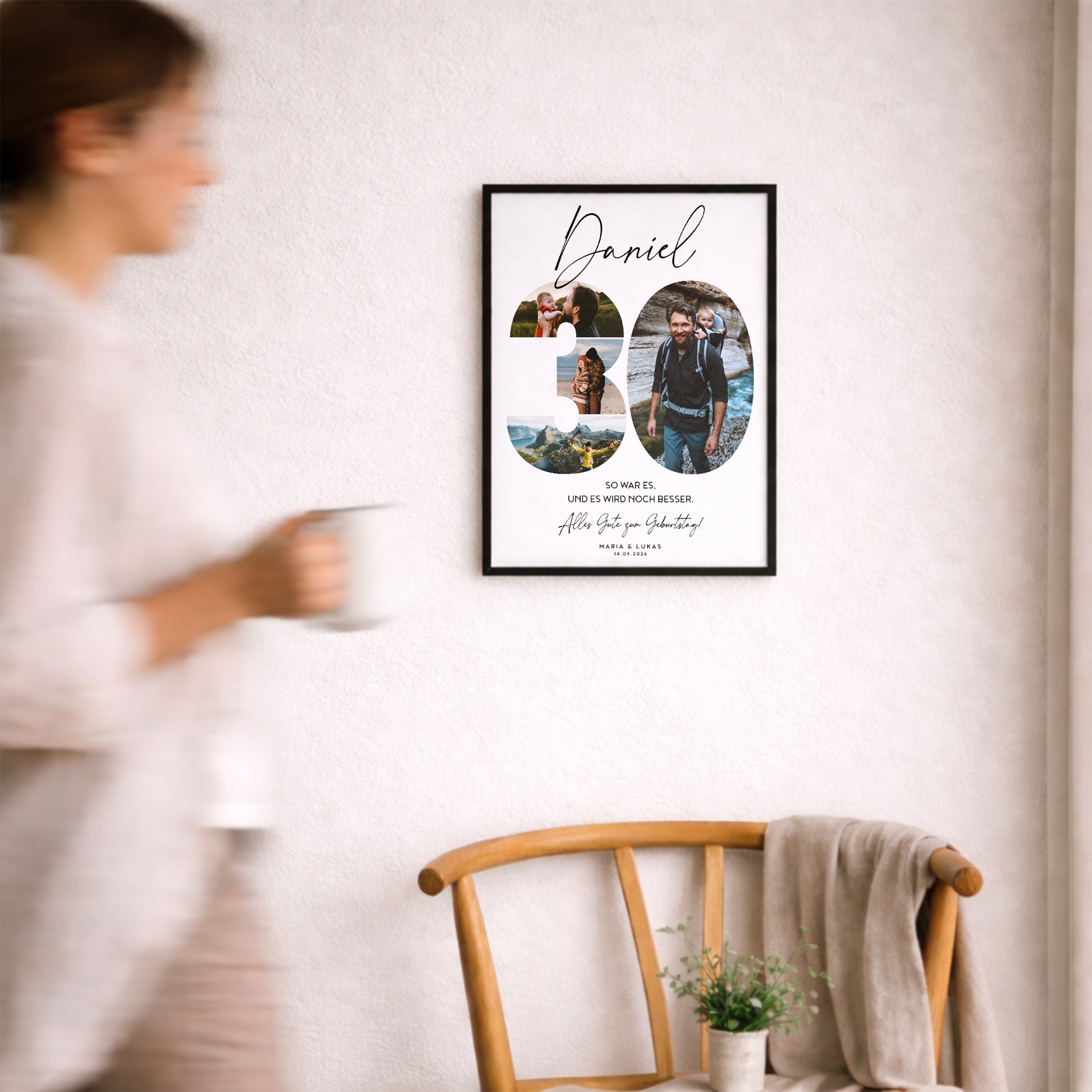 Personalisiertes POSTER ZUM 30. GEBURTSTAG