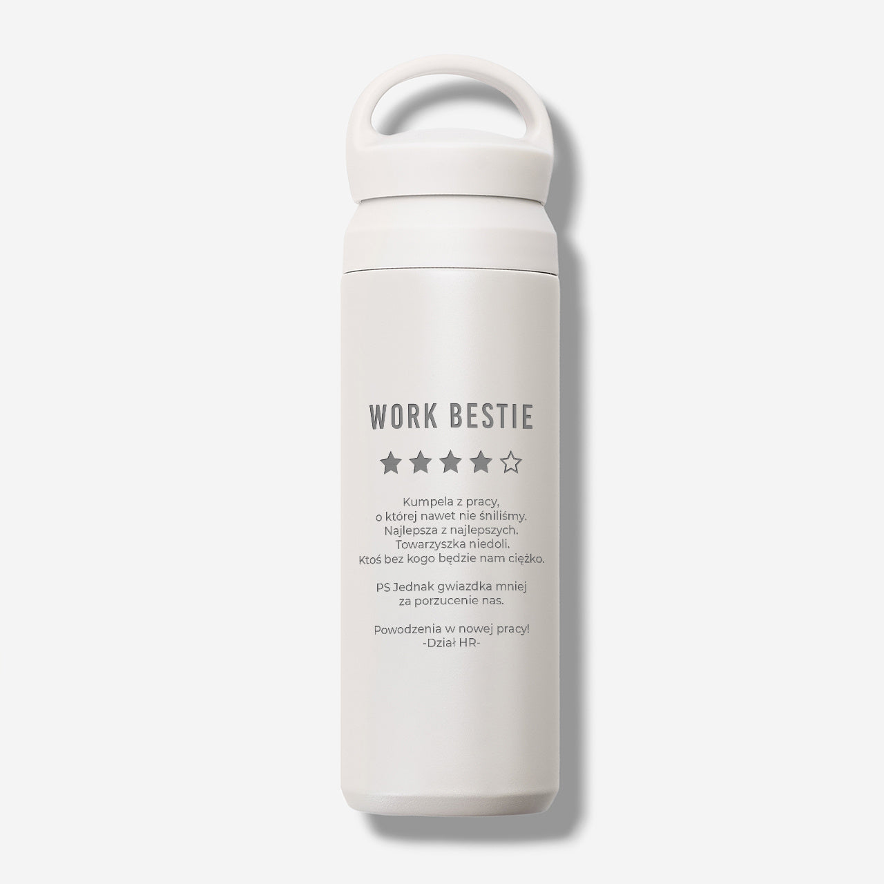 Termos z grawerem - Work Bestie - prezent dla koleżanki z pracy