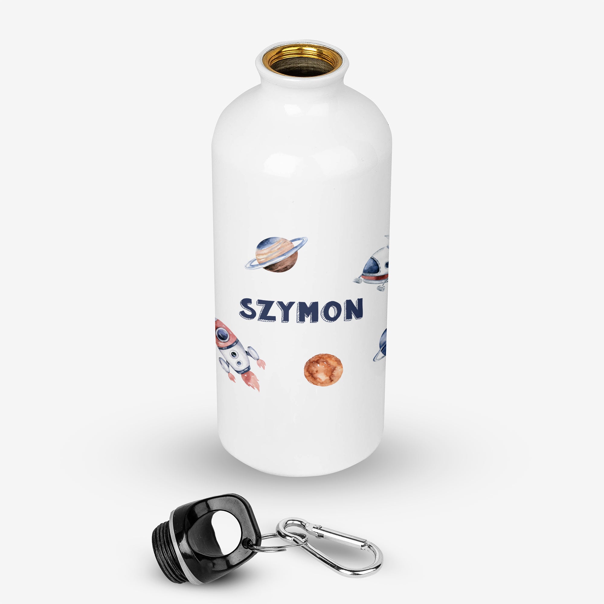 Bidon do szkoły dla chłopca - prezent dla miłośnika kosmosu 