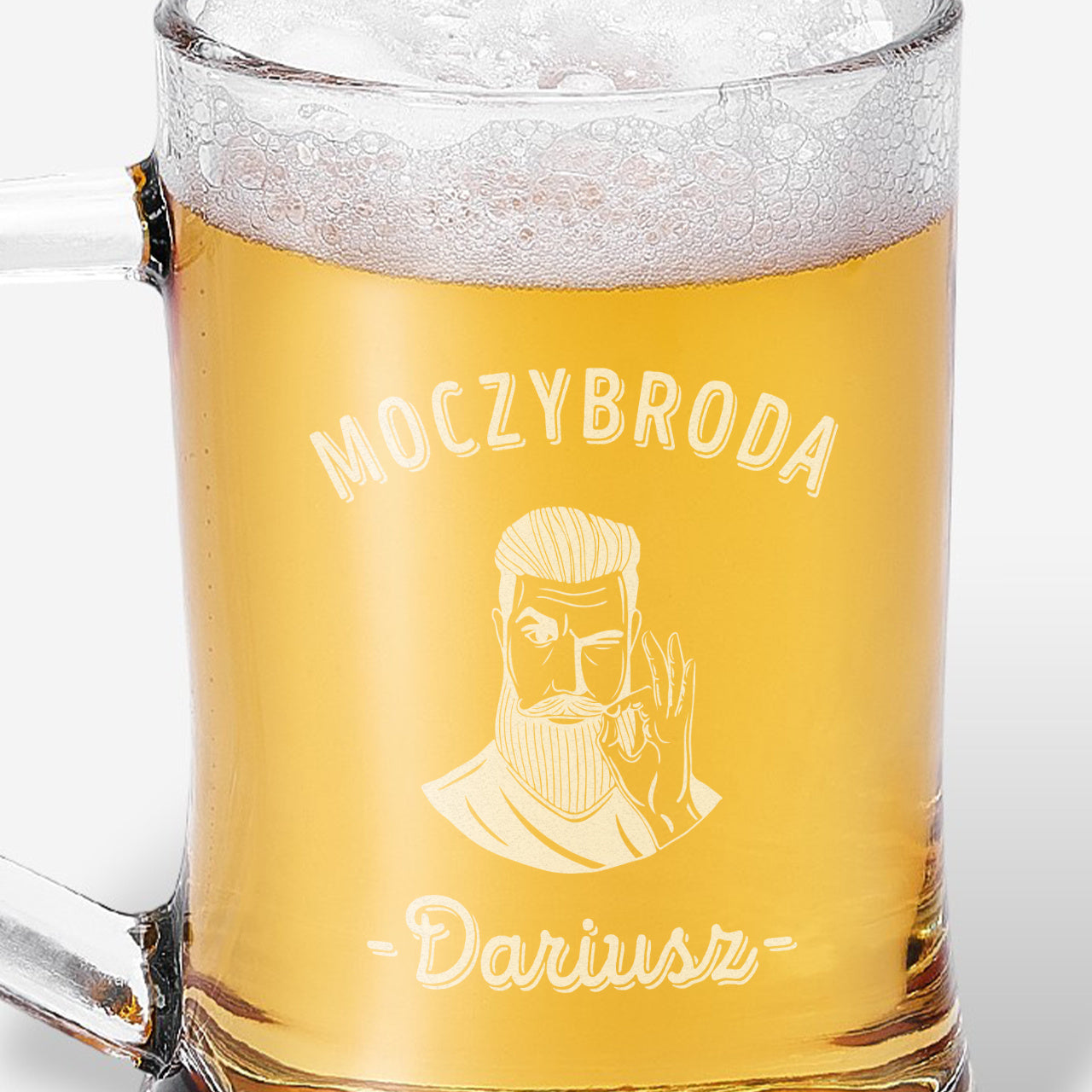 Personalizowany kufel - prezent dla brodacza