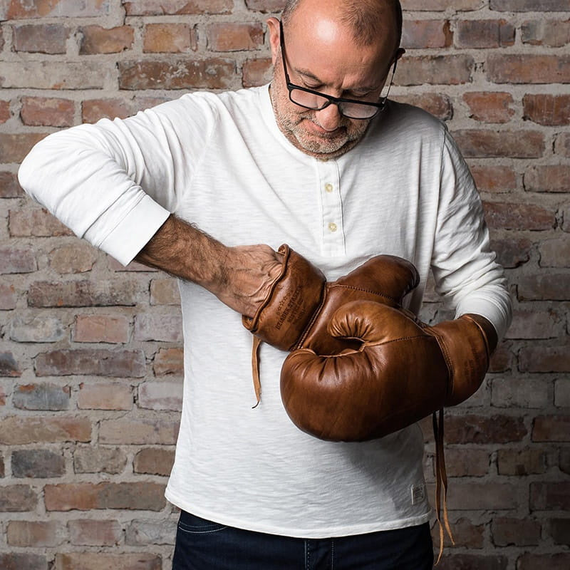 Personalizowane rękawice bokserskie - Mistrz - oryginalny prezent dla dziadka