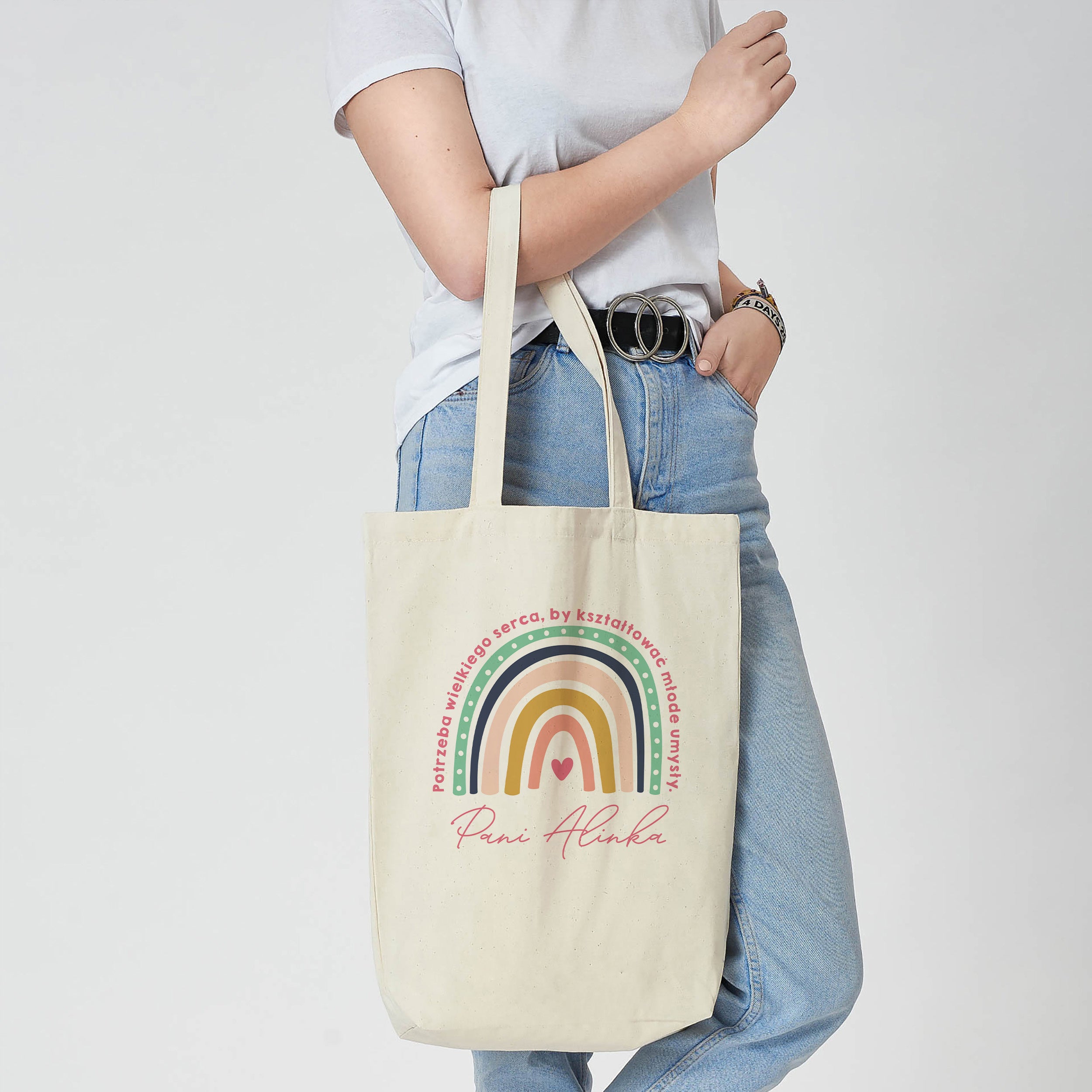 Personalizowana torba dla przedszkolanki - prezent od przedszkolaków