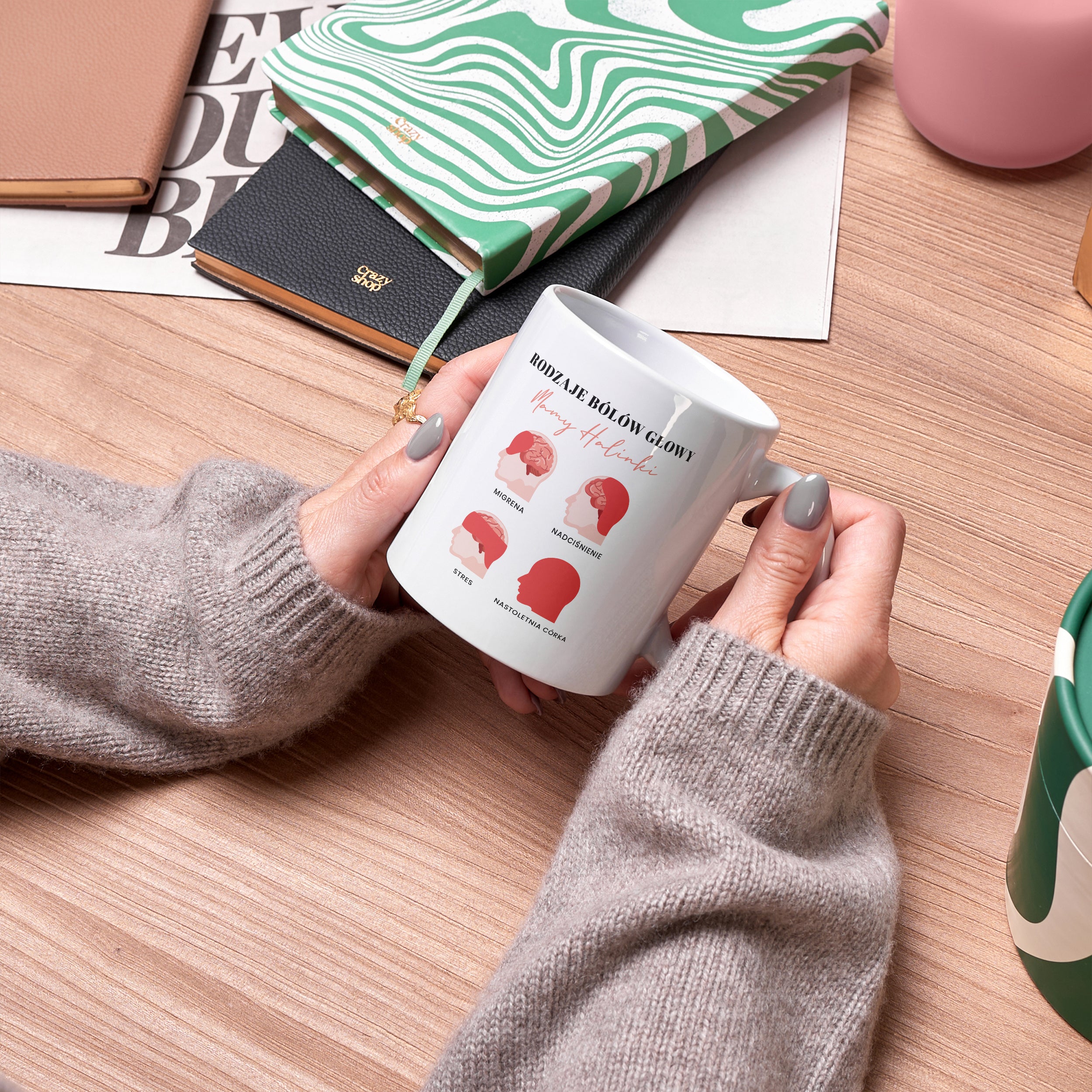 Zabawny kubek dla nastolatka - Ból Głowy