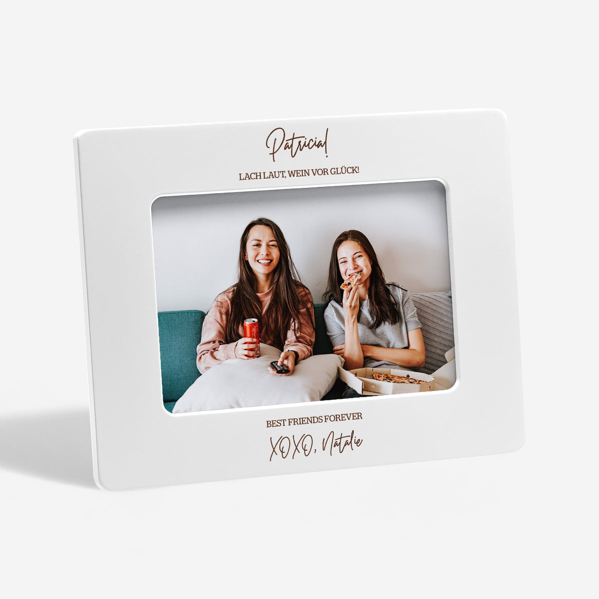 Gravierter Bilderrahmen für die beste Freundin - SENTIMENTALES GESCHENK