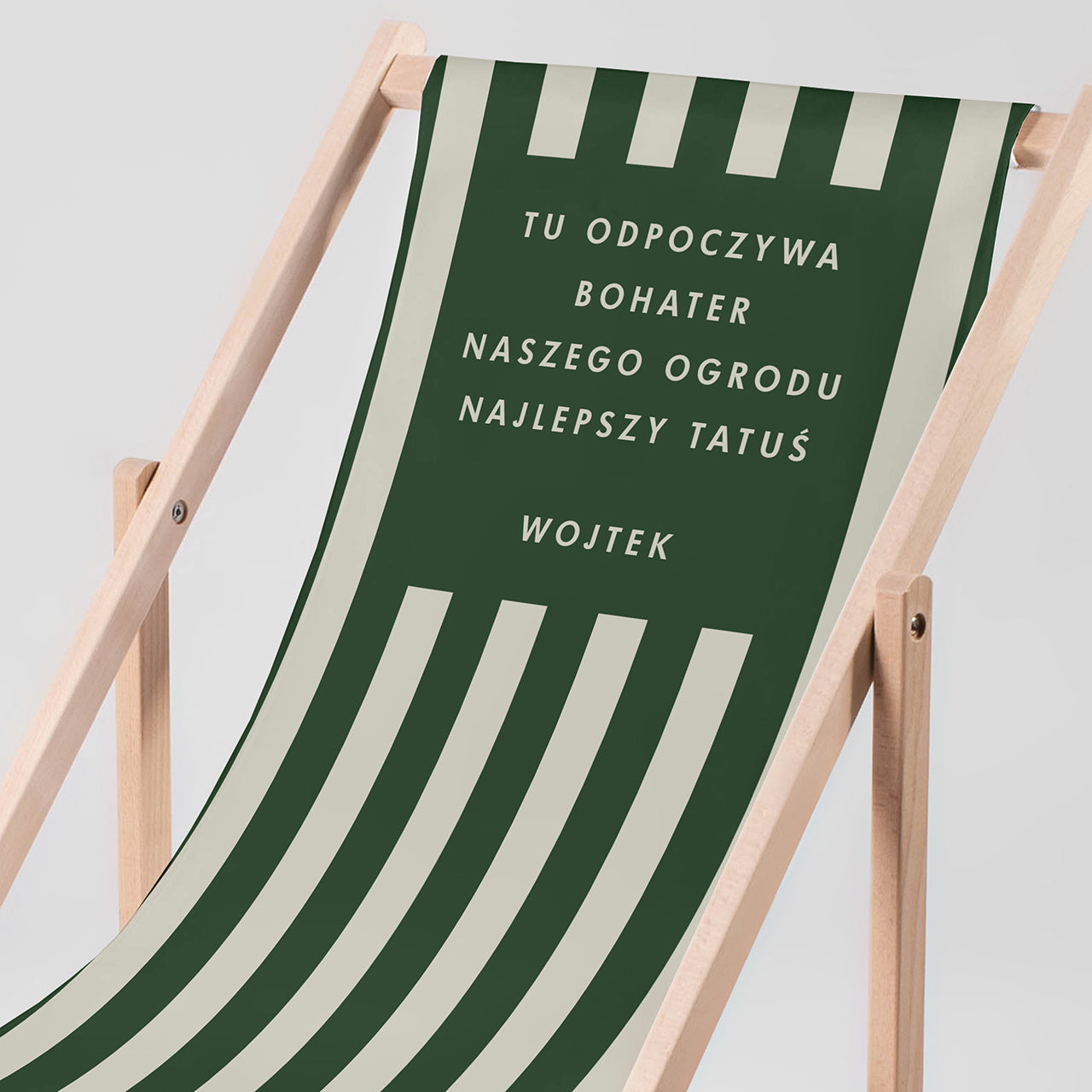 Leżak ogrodowy dla taty - Bohater Ogrodu