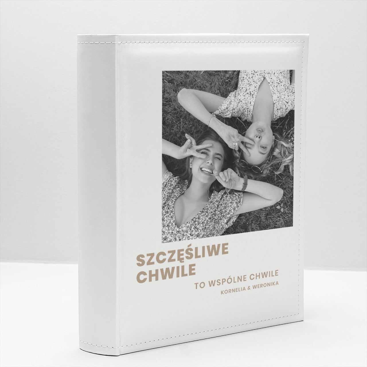 Personalizowany album na zdjęcia - Szczęśliwe Chwile - prezent na najlepszej przyjaciółki prezent dla przyjaciółki
