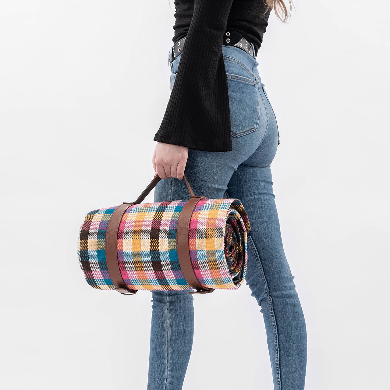 Personalizowany koc piknikowy z grawerem dla rodziny