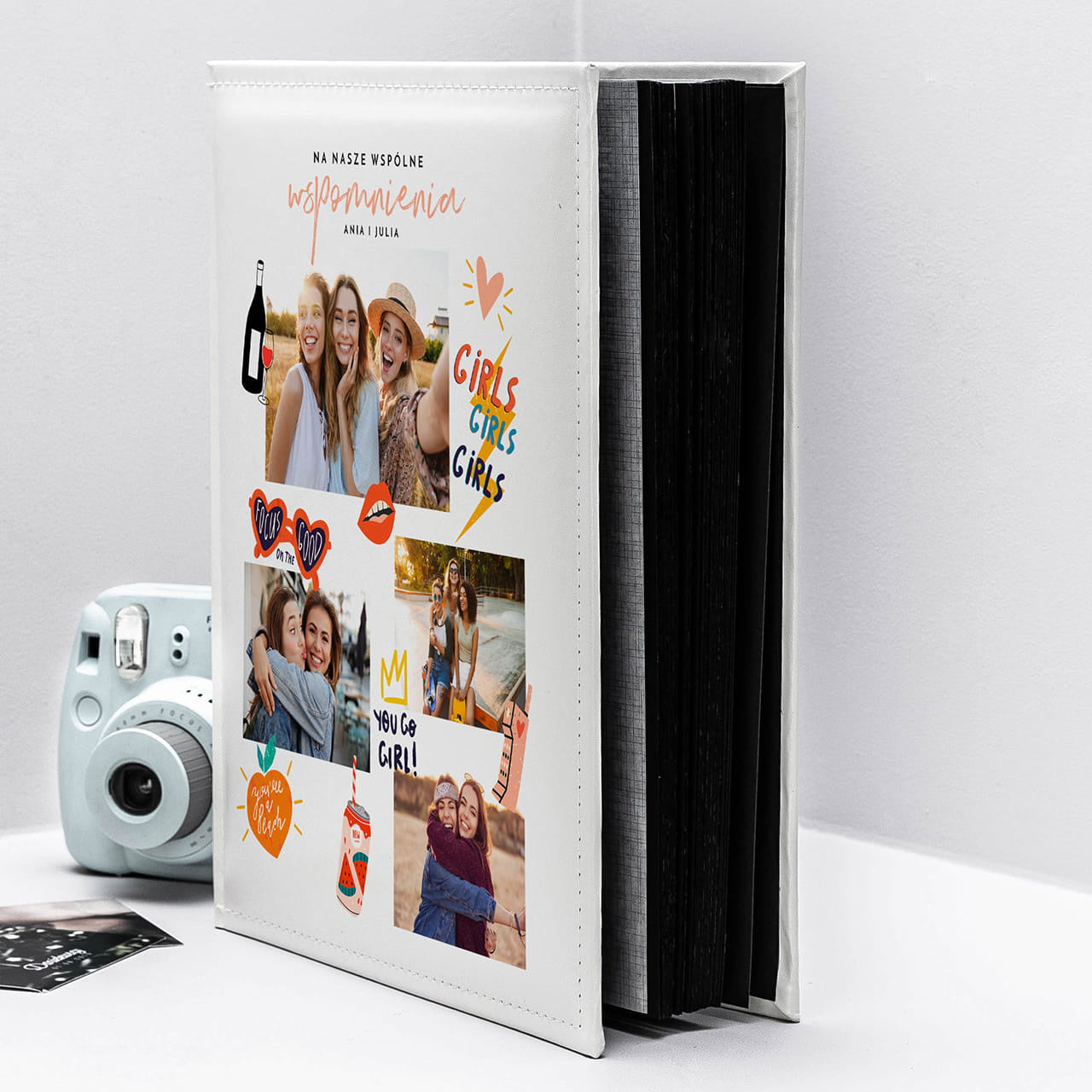 Personalizowany album na zdjęcia dla przyjaciółki prezent dla przyjaciółki album dla przyjaciółki album do zdjęć