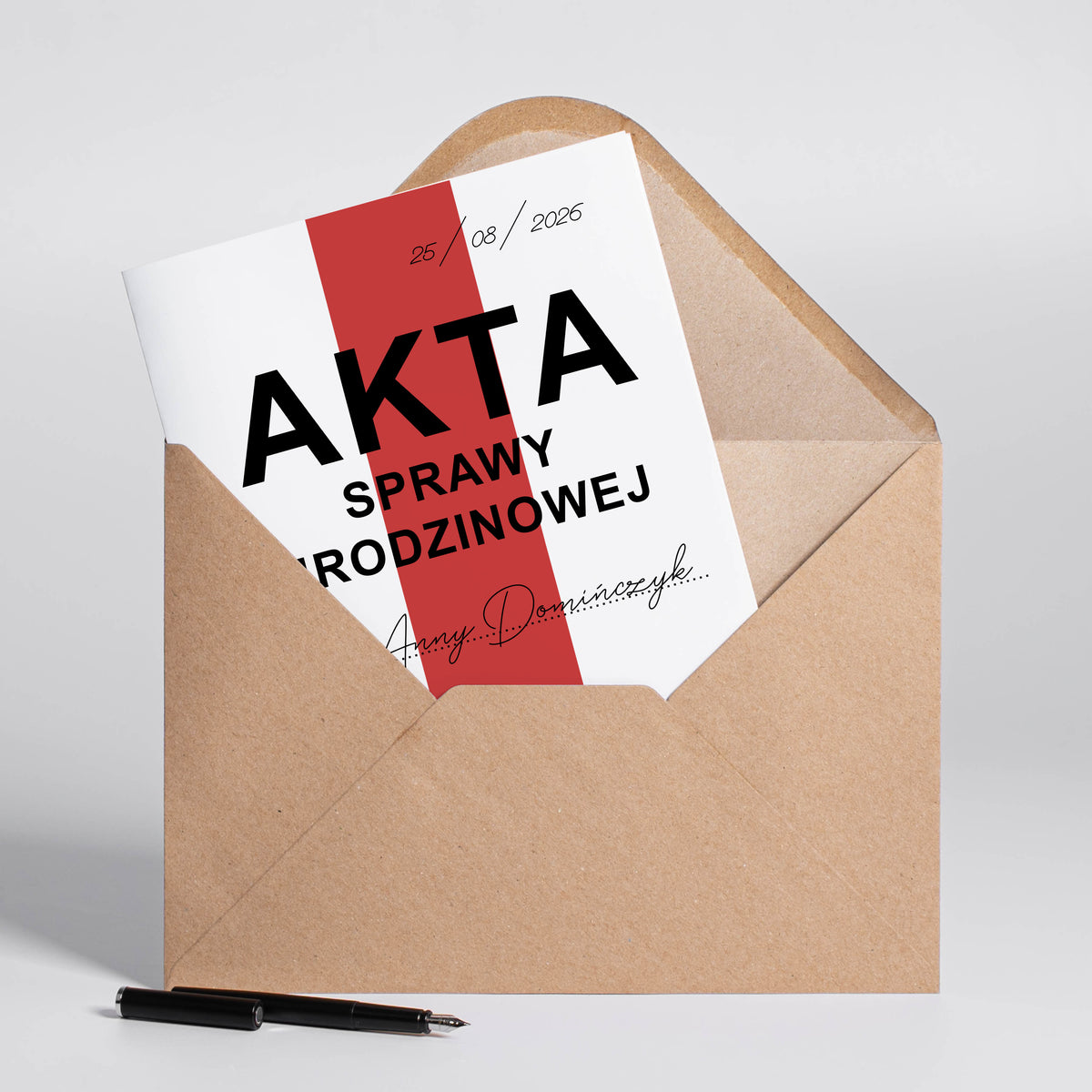 Kartka dla adwokata – akta śmieszna kartka kartka urodzinowa kartka dla adwokata 