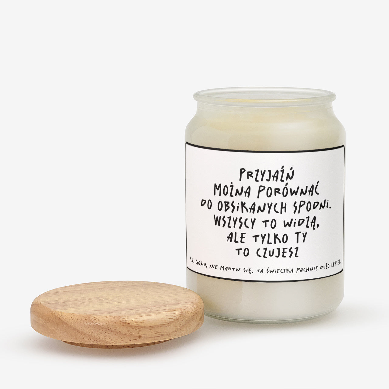 Świeczka personalizowana na prezent dla przyjaciółki świeca zapachowa prezent dla niej świeca na urodziny