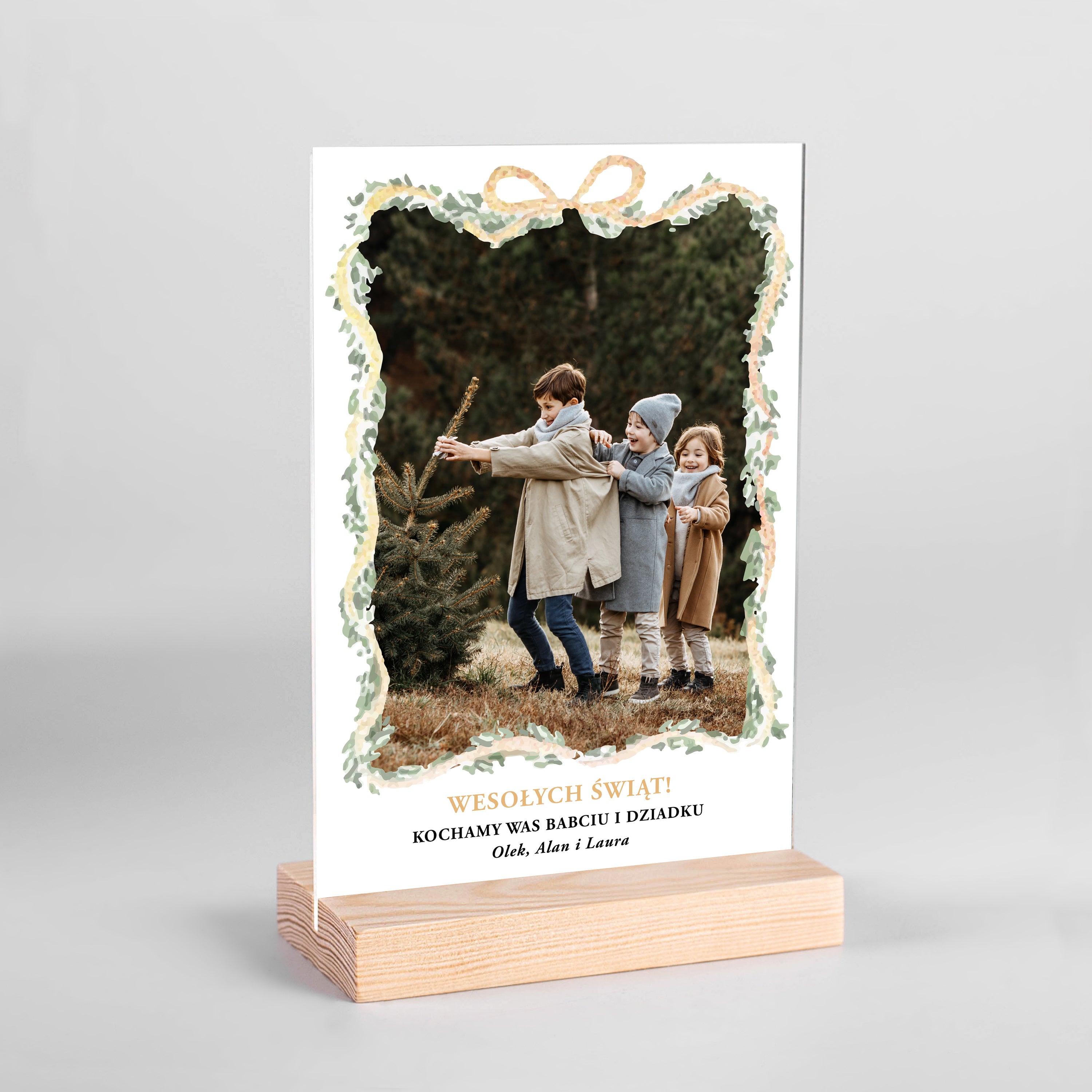 Personalizowana statuetka dla dziadków na gwiazdkę prezent dla dziadków na gwiazdkę