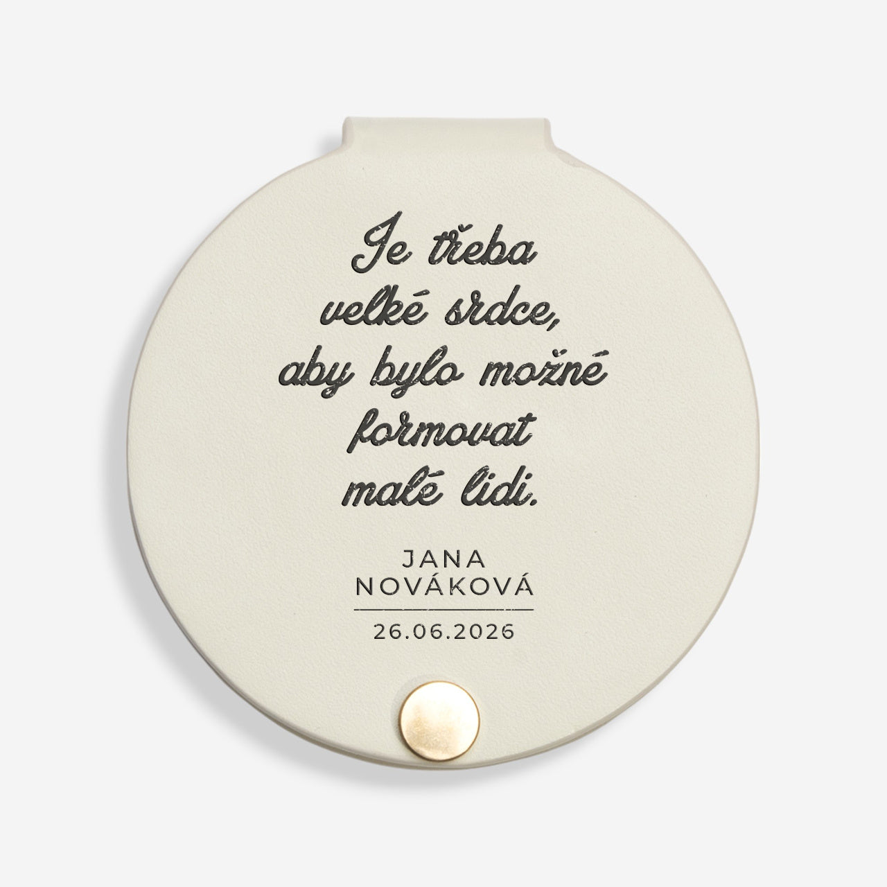 Personalizované zrcátko – dárek pro učitelku v mateřské škole