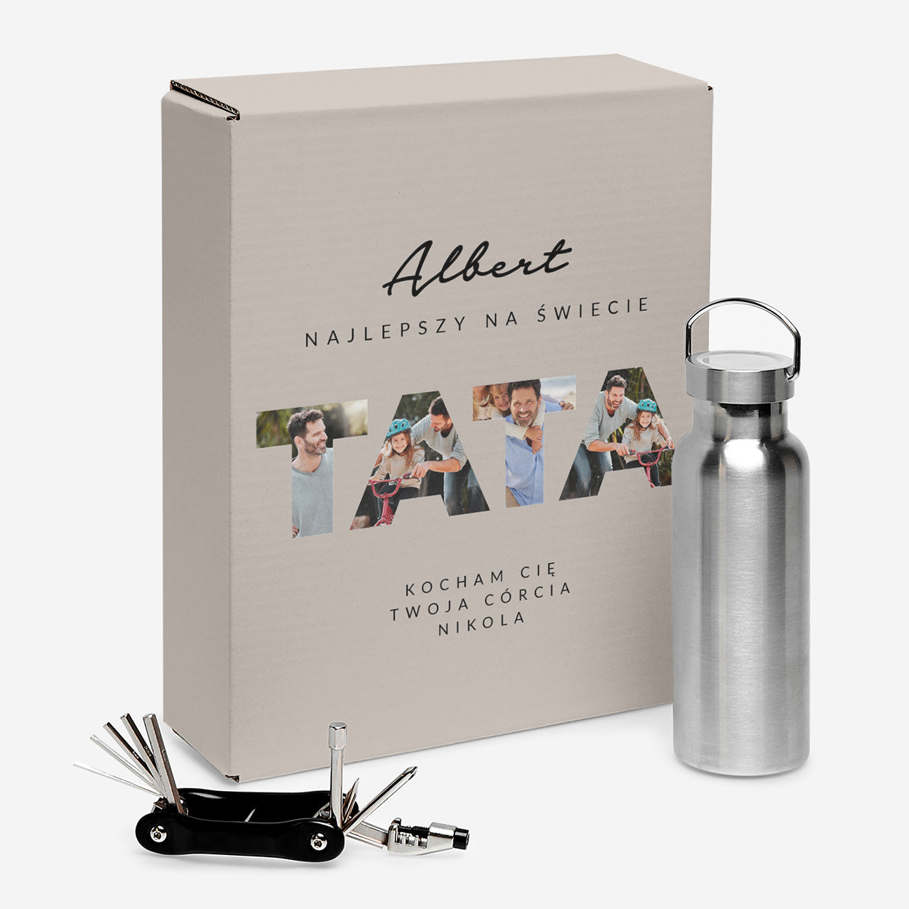 Zestaw akcesoriów rowerowych - prezent na Dzień Ojca