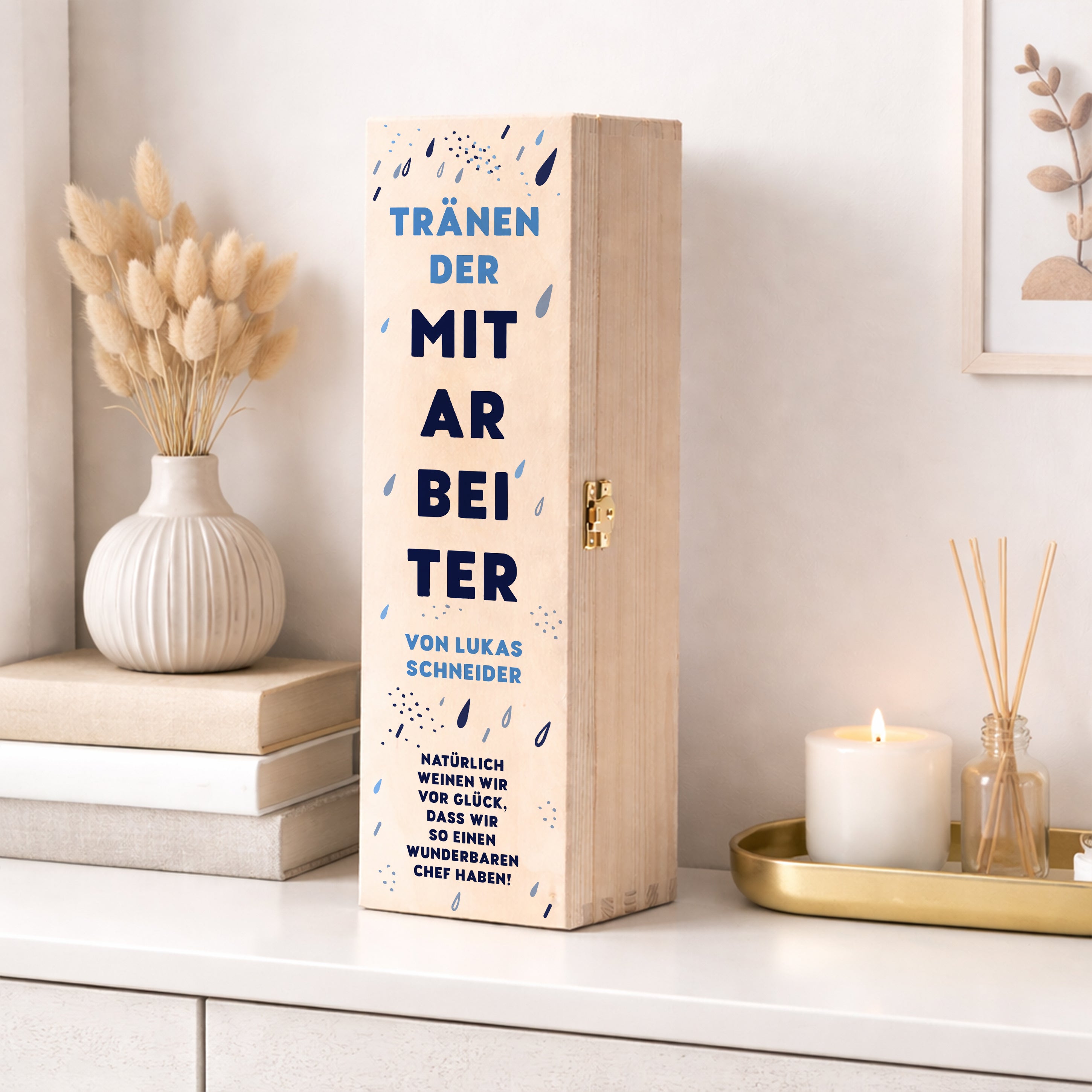 Die Vodka-Box  DIE TRÄNEN DER MITARBEITER ein lustiges Geschenk für den Chef