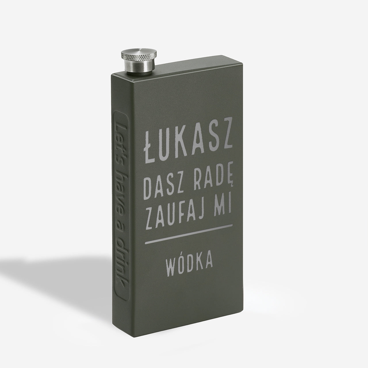 Piersiówka dla przyjaciela - z grawerem