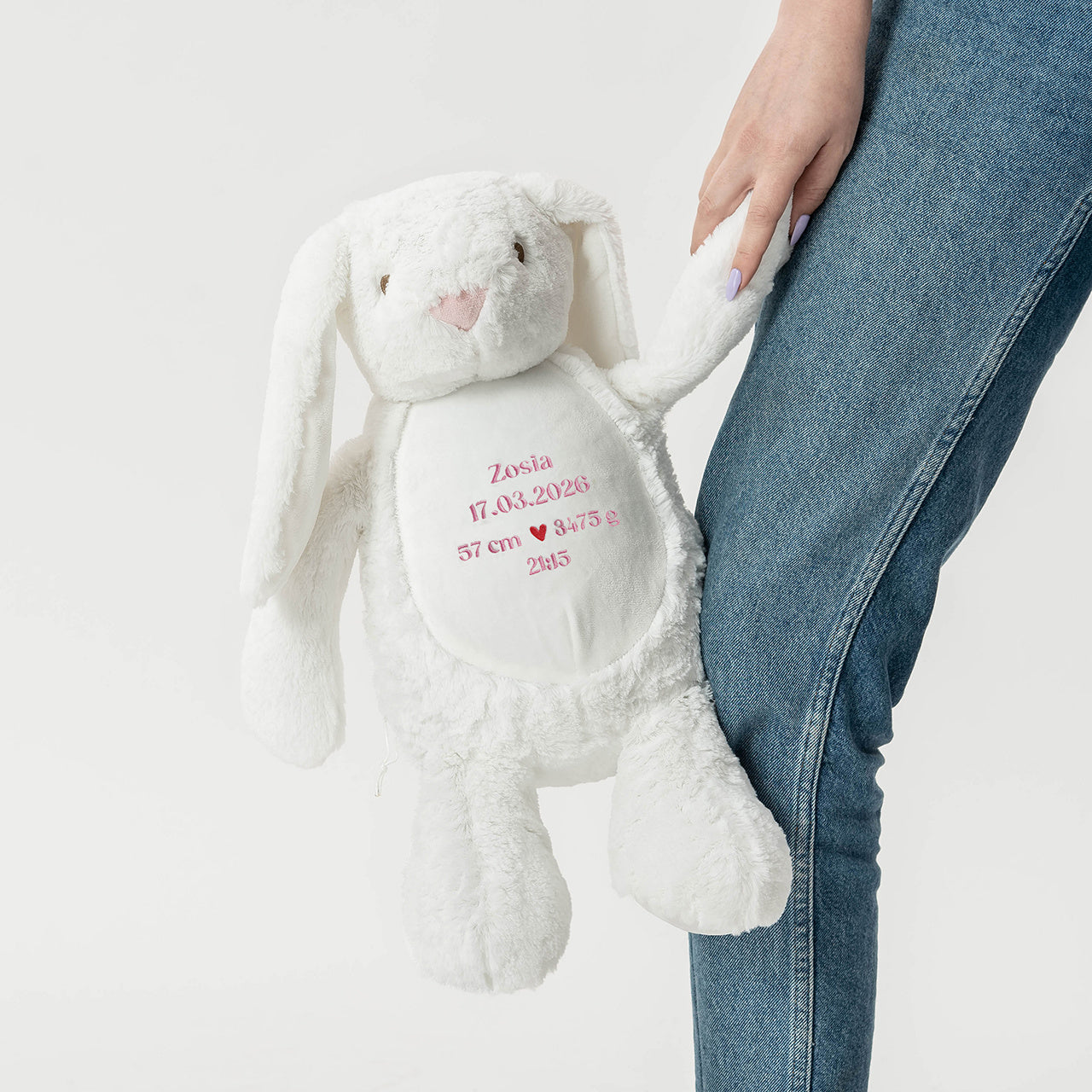 Maskotka z metryczką - prezent na narodziny dziewczynki  prezent na narodziny dziewczynki personalizowany